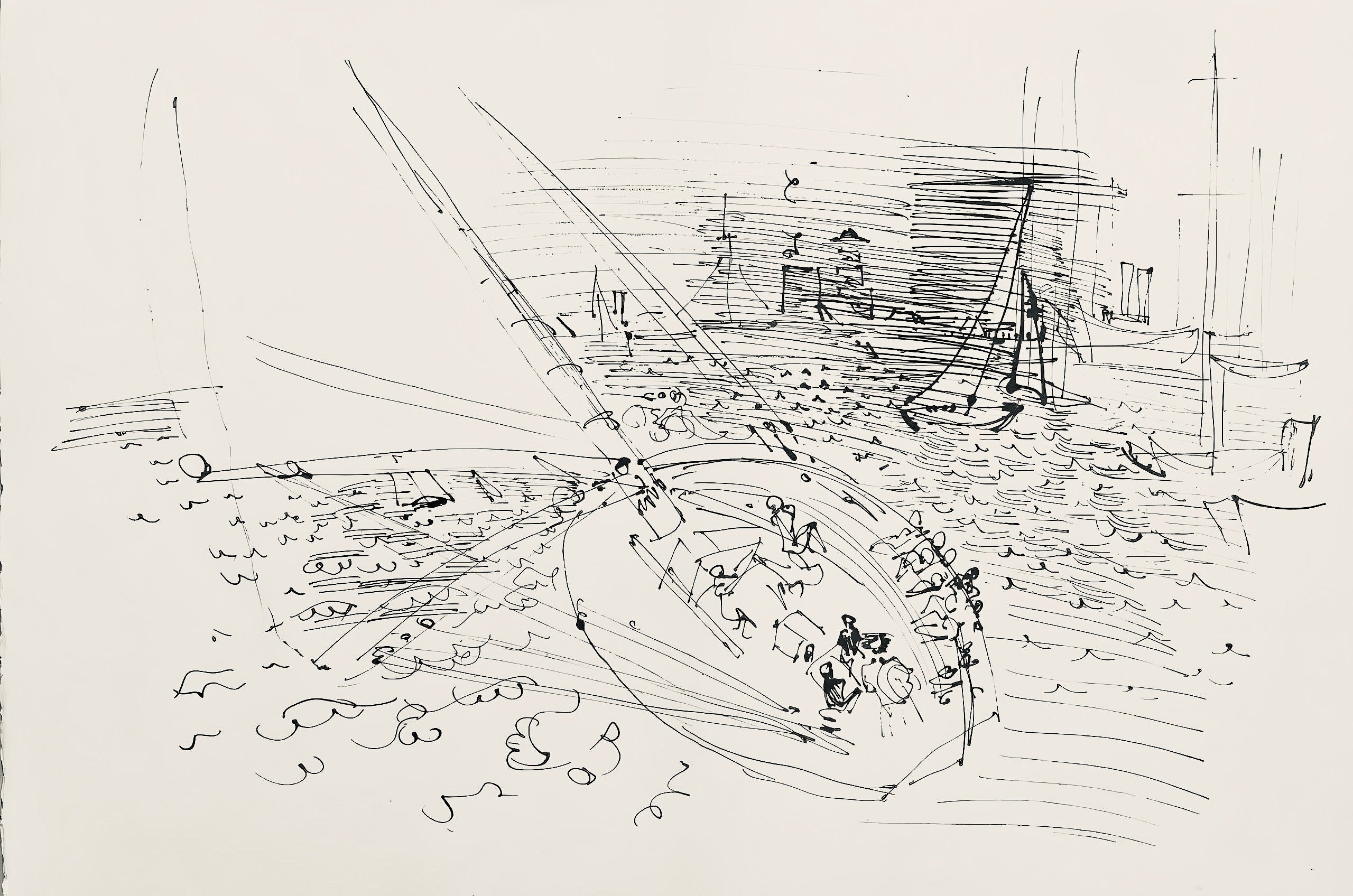 Raoul Dufy, Composition, Les Côtes Normandes, Limited Edition Lithograph