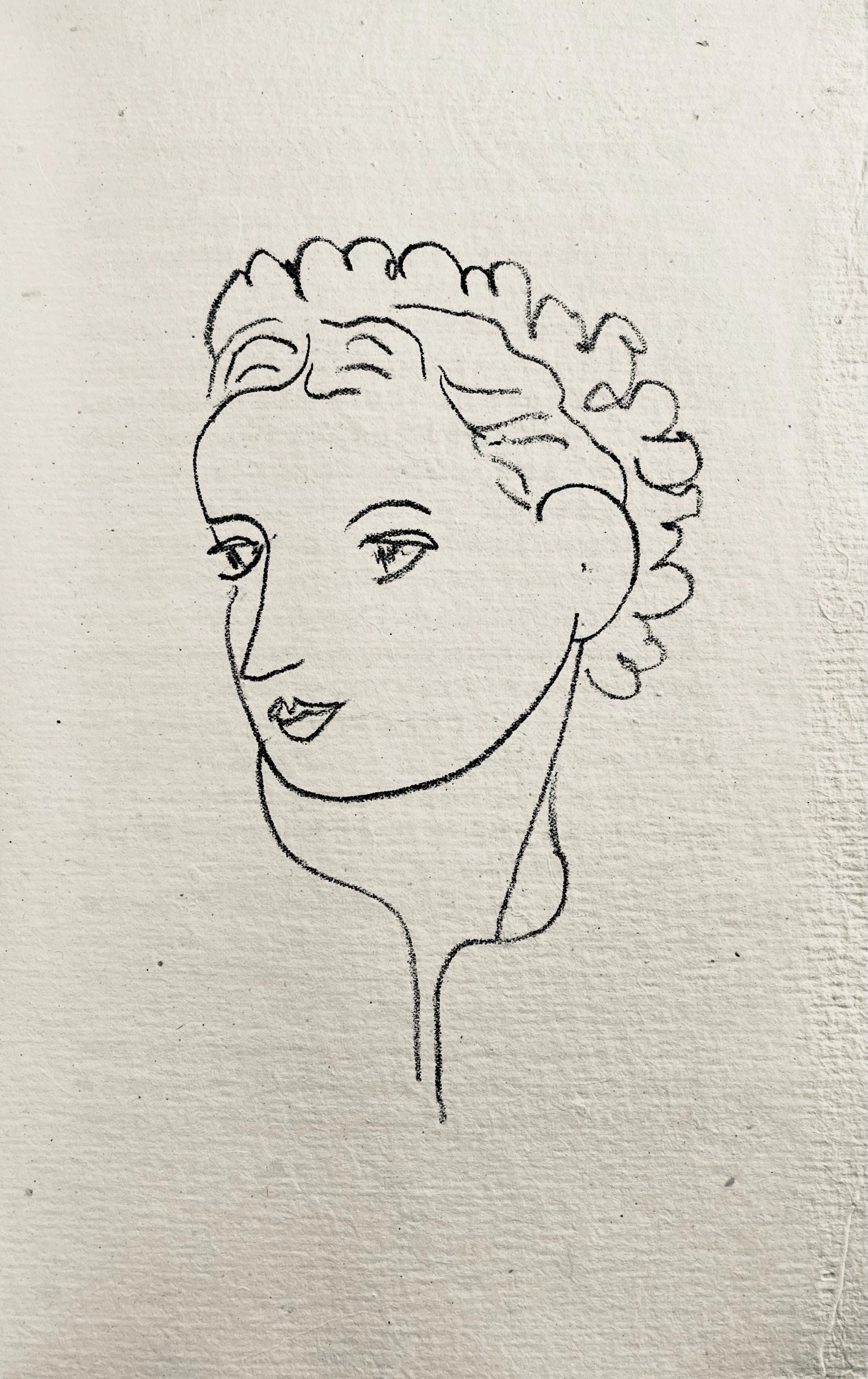 Henri Matisse, Lithographie II (Duthuit 20), Repli, Gravures de Henri Matisse, Limited Edition Lithograph