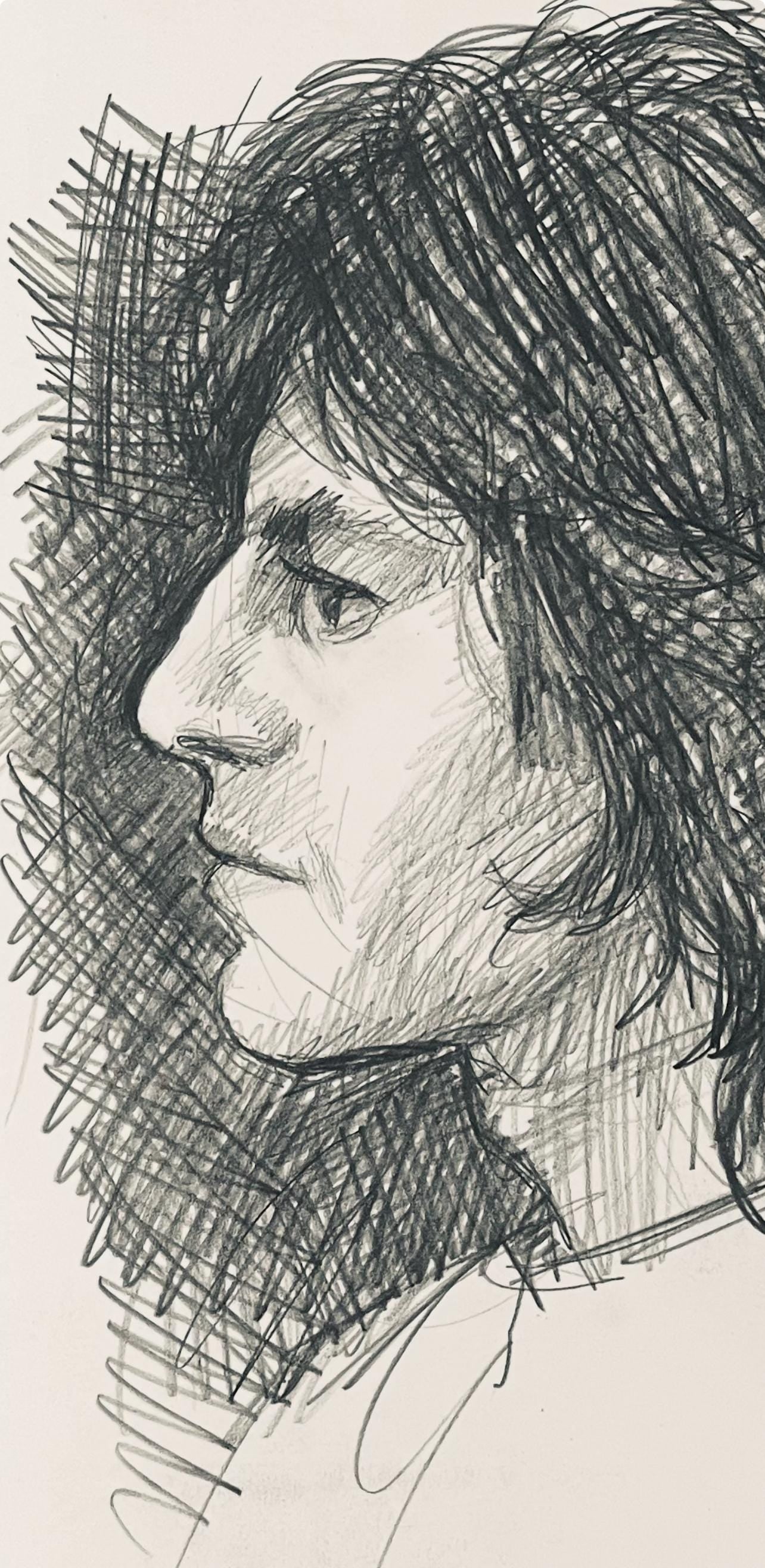 Ian Hornak, Renaissance Male Figure Study, 1963, Original Drawing