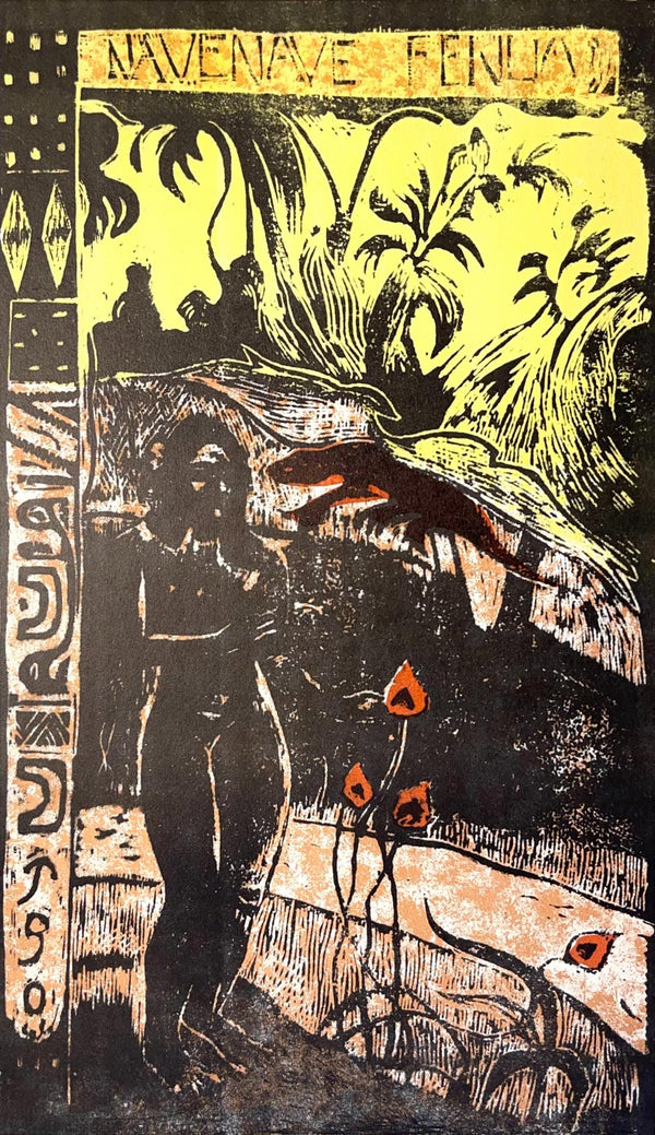 Paul Gauguin, Delightful Land (Nave nave fenua), Limited Edition Woodcut