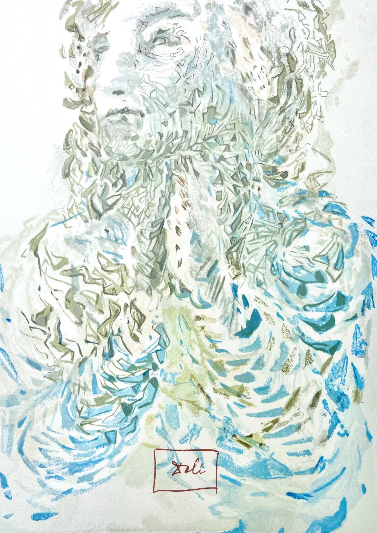 Salvador Dali, Paradies XIVIII (Field 189-200; Michler/Löpsinger 1039-1138), Die Göttliche Komödie, Signed, Limited Edition Woodcut