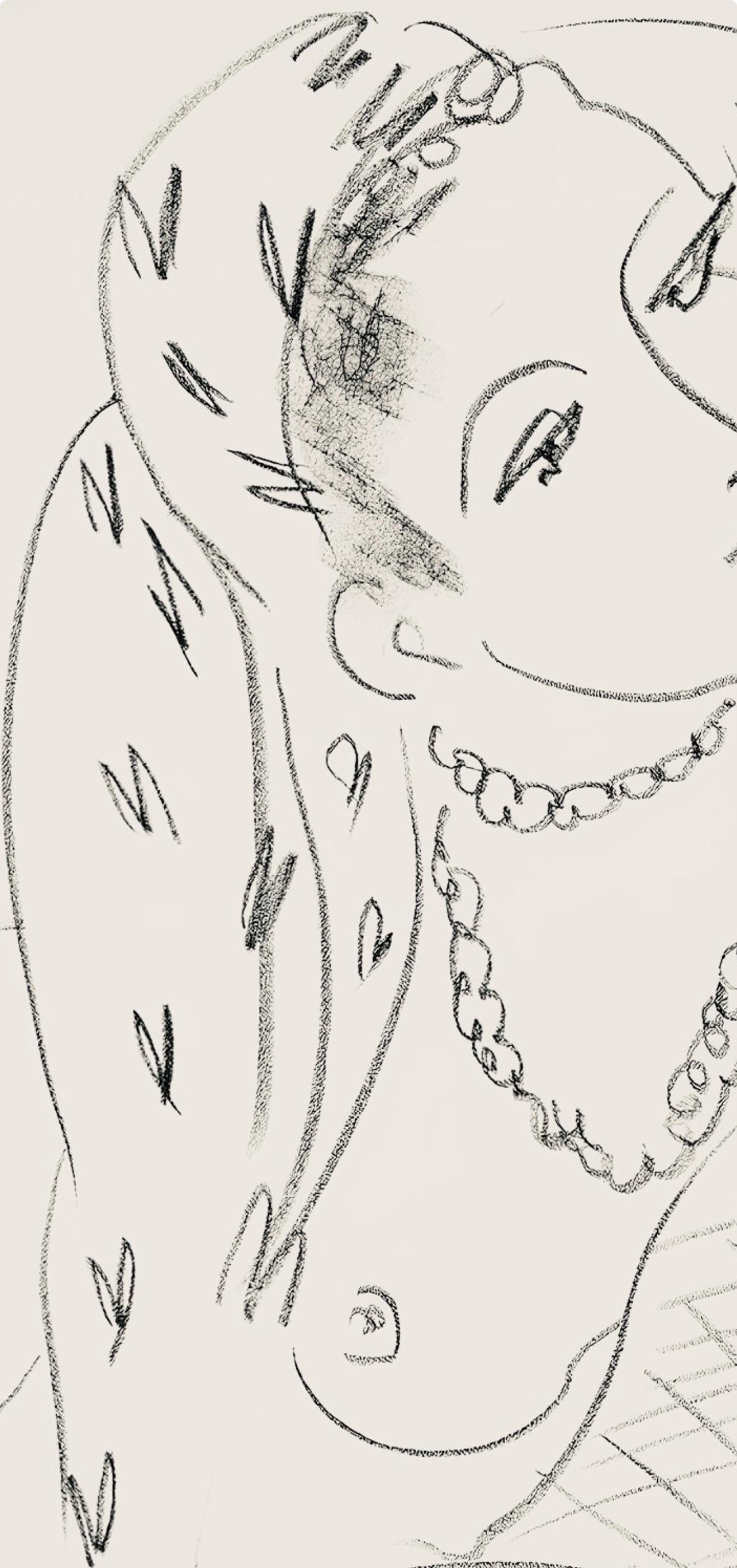 Henri Matisse, Série L, var. 16 (Duthuit 9), Henri Matisse, Dessins, Thèmes et variations, Limited Edition Lithograph