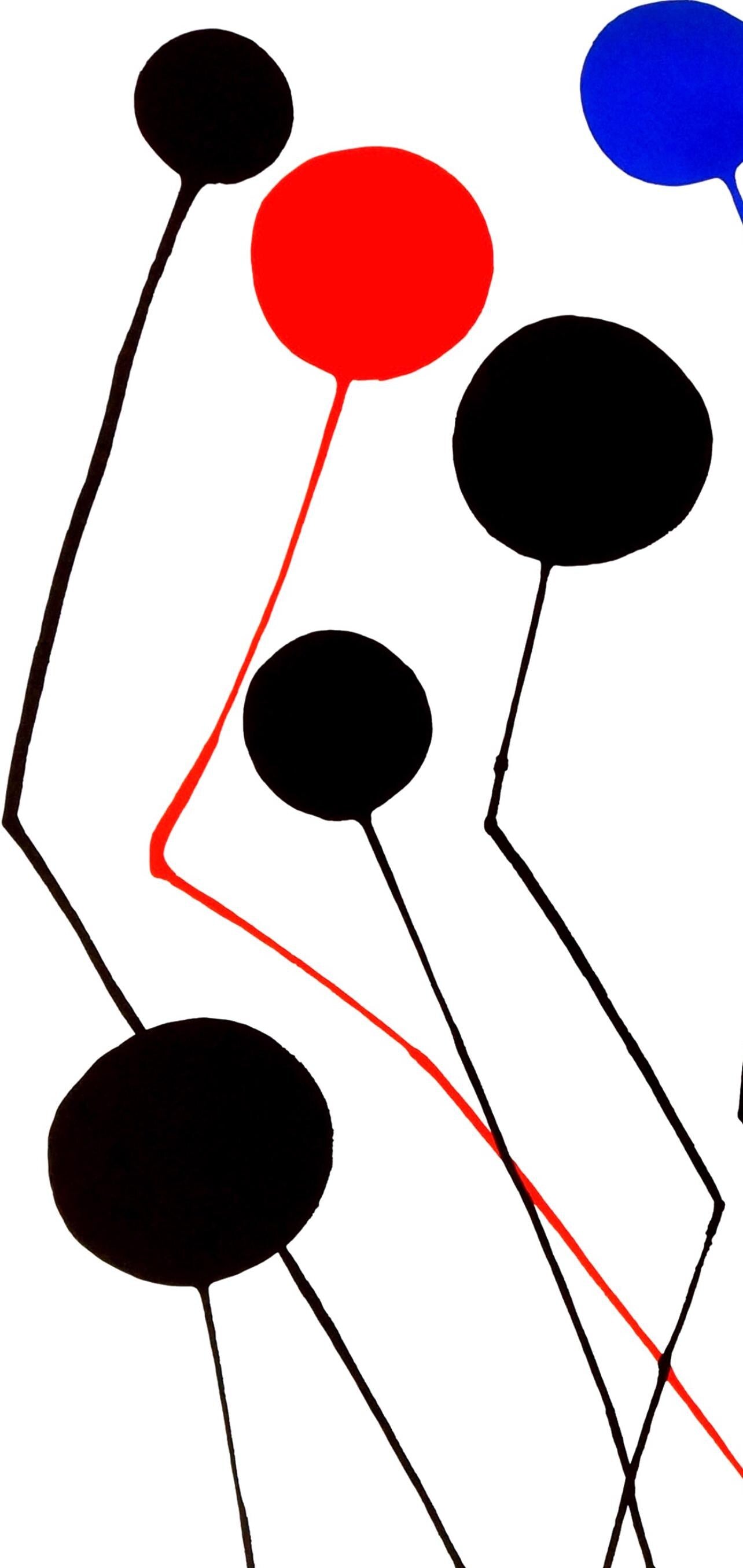 Alexander Calder, The Blue Balloon, Spanish Refugee Aid, Limited Edition Lithograph
