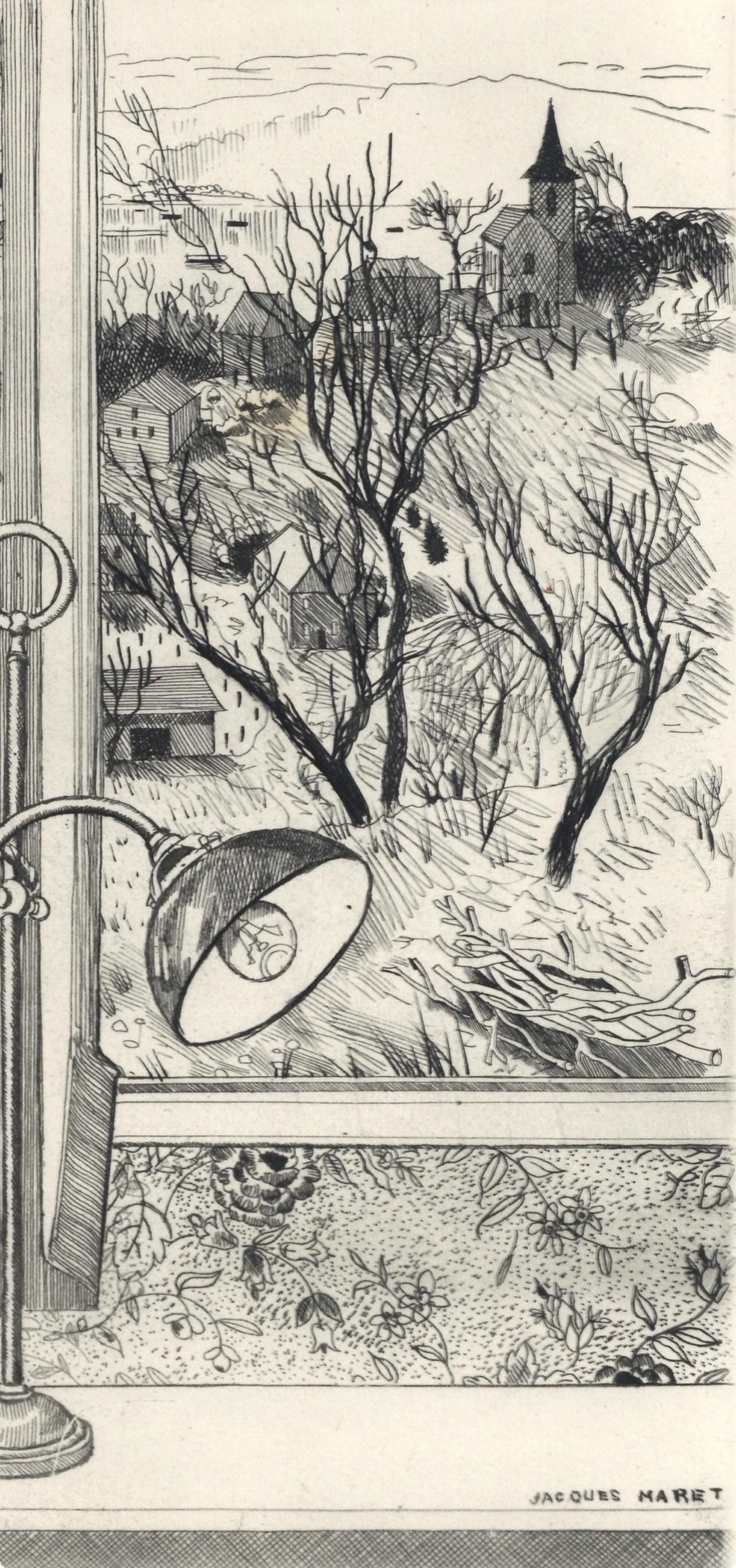 Jacques Maret, Composition, Alternance, Limited Edition Etching