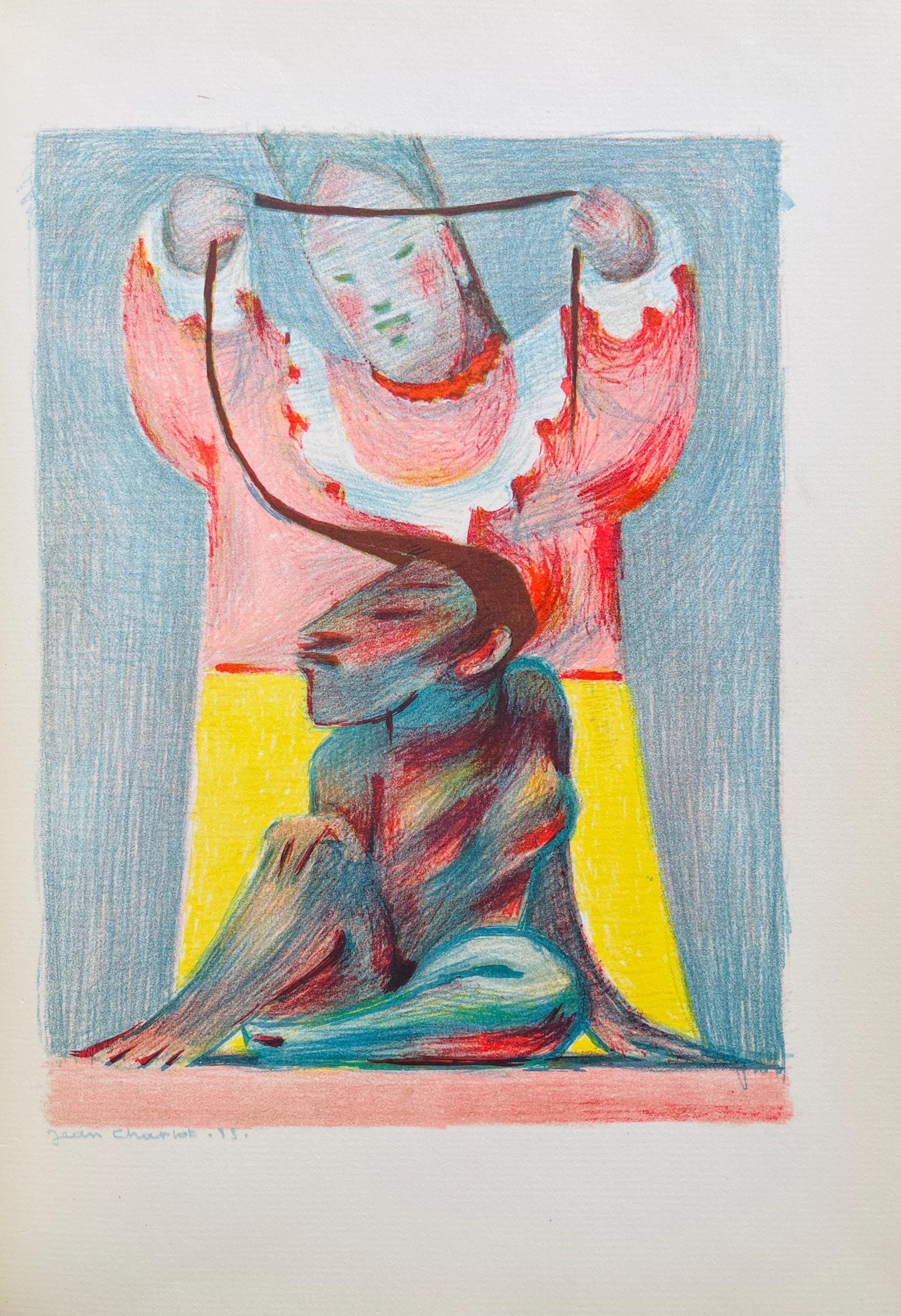 Jean Charlot, Composition, Limited Edition Lithograph