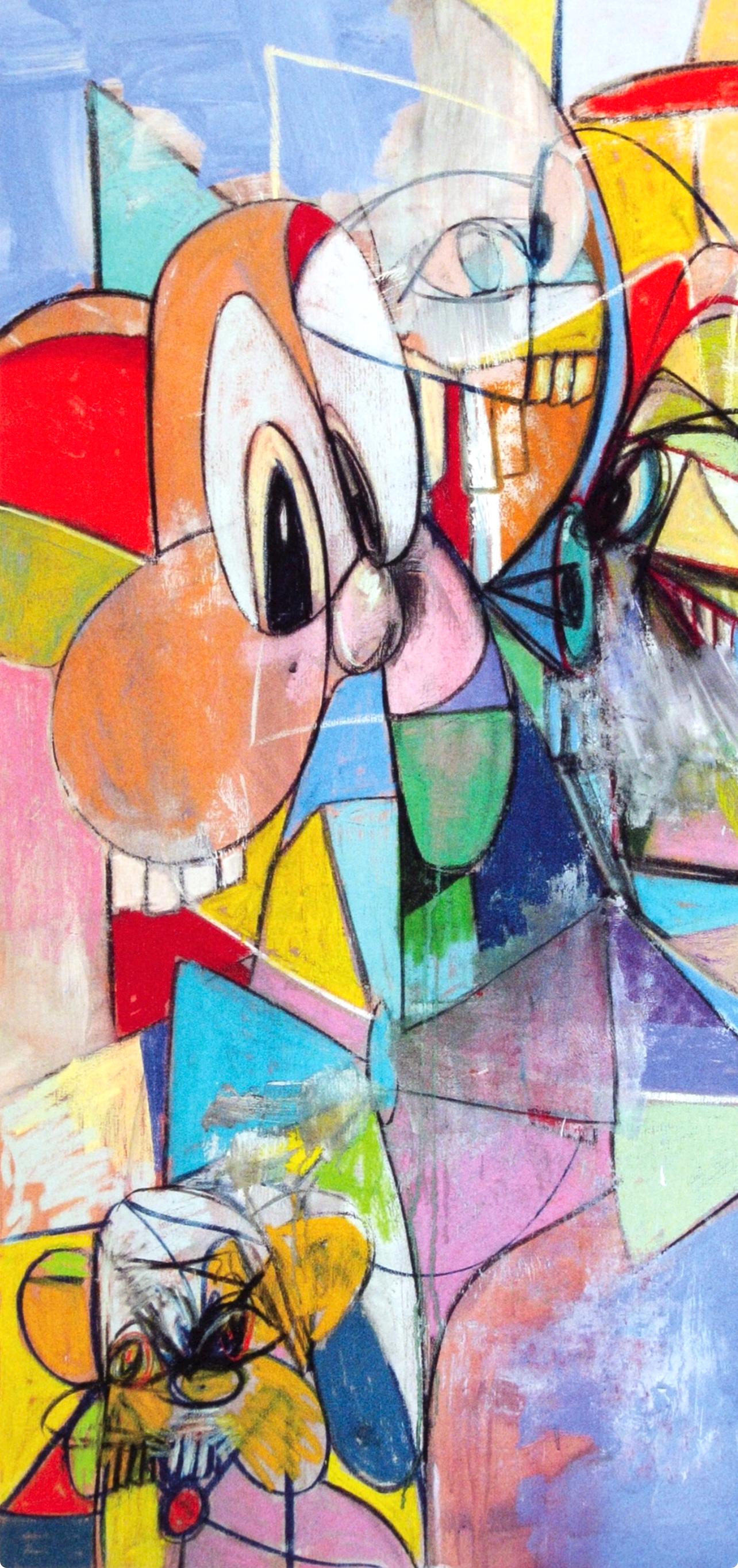 George Condo, Anthropology, Drawing Paintings, Limited Edition Four Color Process Print