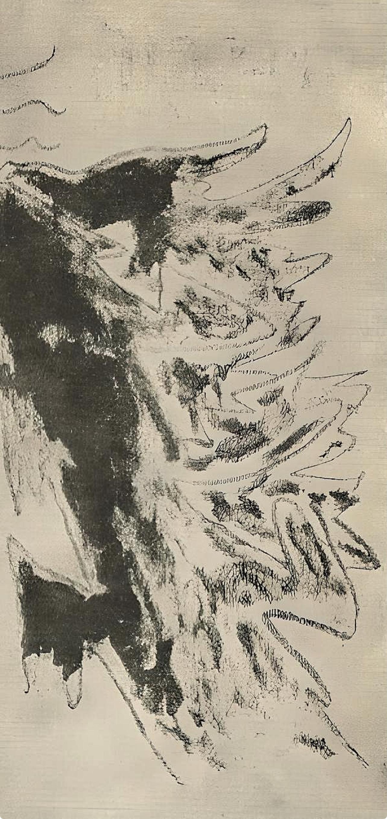 Jean Cocteau, Composition, Sous le Manteau de Feu, Limited Edition Lithograph
