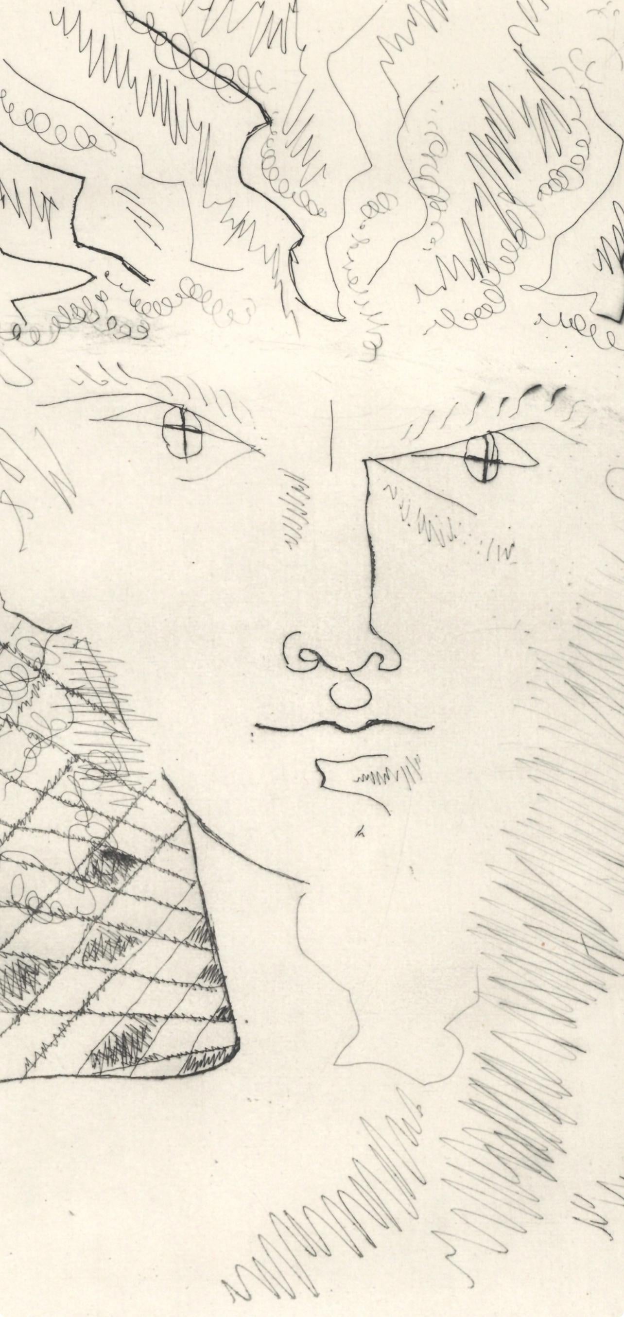 Jean Cocteau, Composition, Alternance, Limited Edition Etching