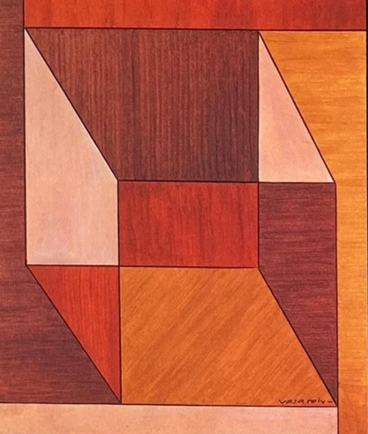 Victor Vasarely, Composition, Graphismes III, Limited Edition Héliogravure