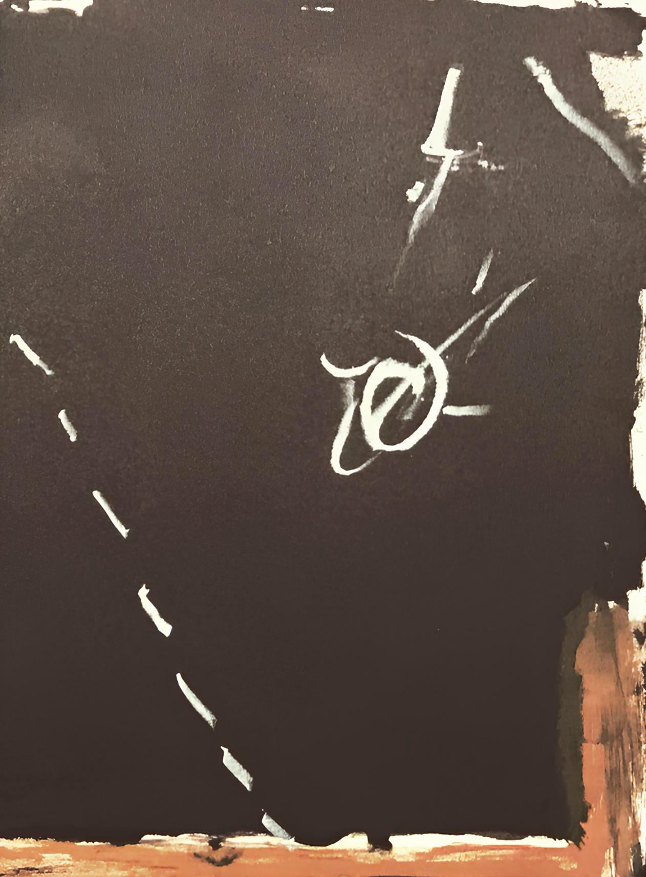 Antoni Tàpies, Composition, Derrière le miroir, Limited Edition Lithograph