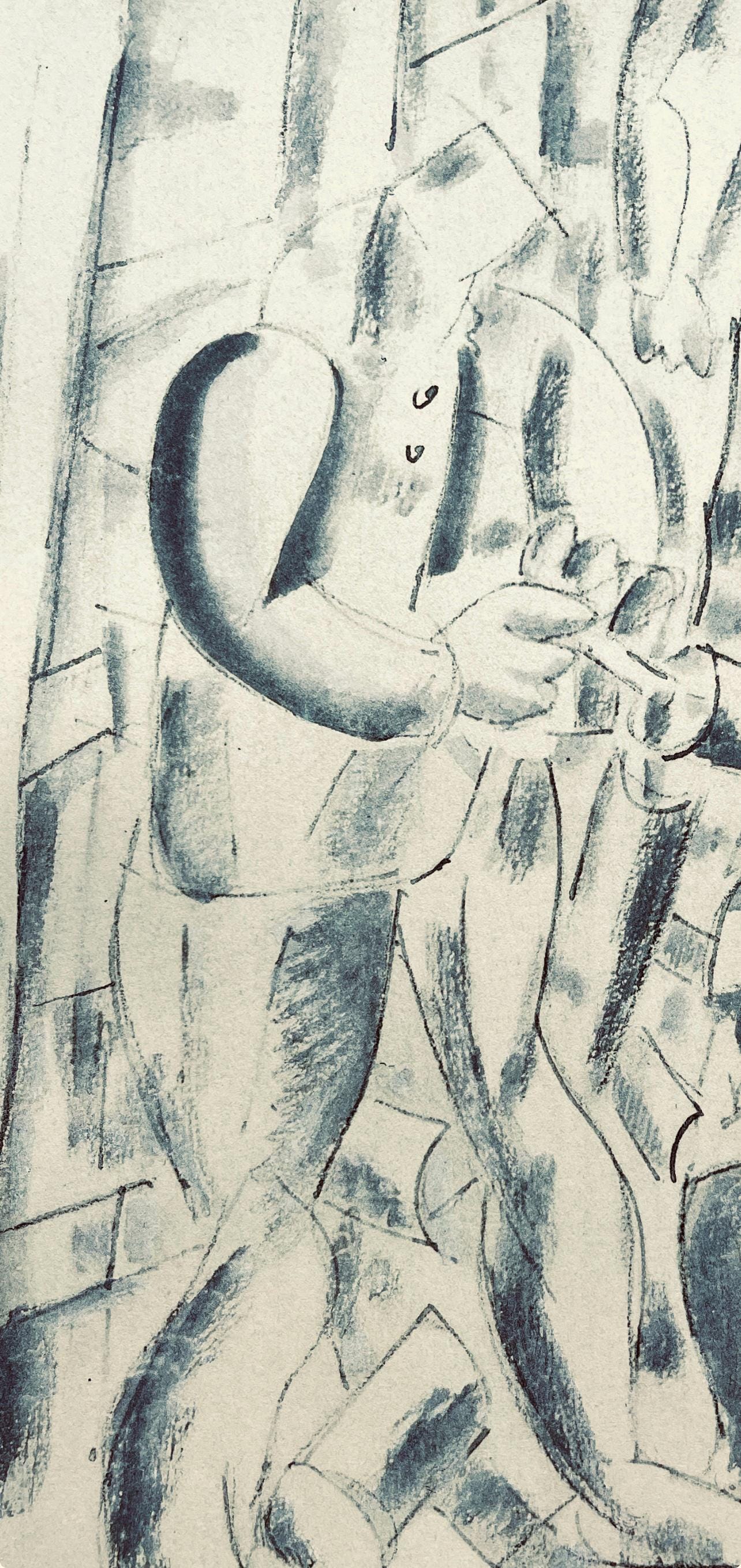 Fernand Léger, Les Foreurs, Fernand Léger, Dessins de Guerre, Limited Edition Lithograph