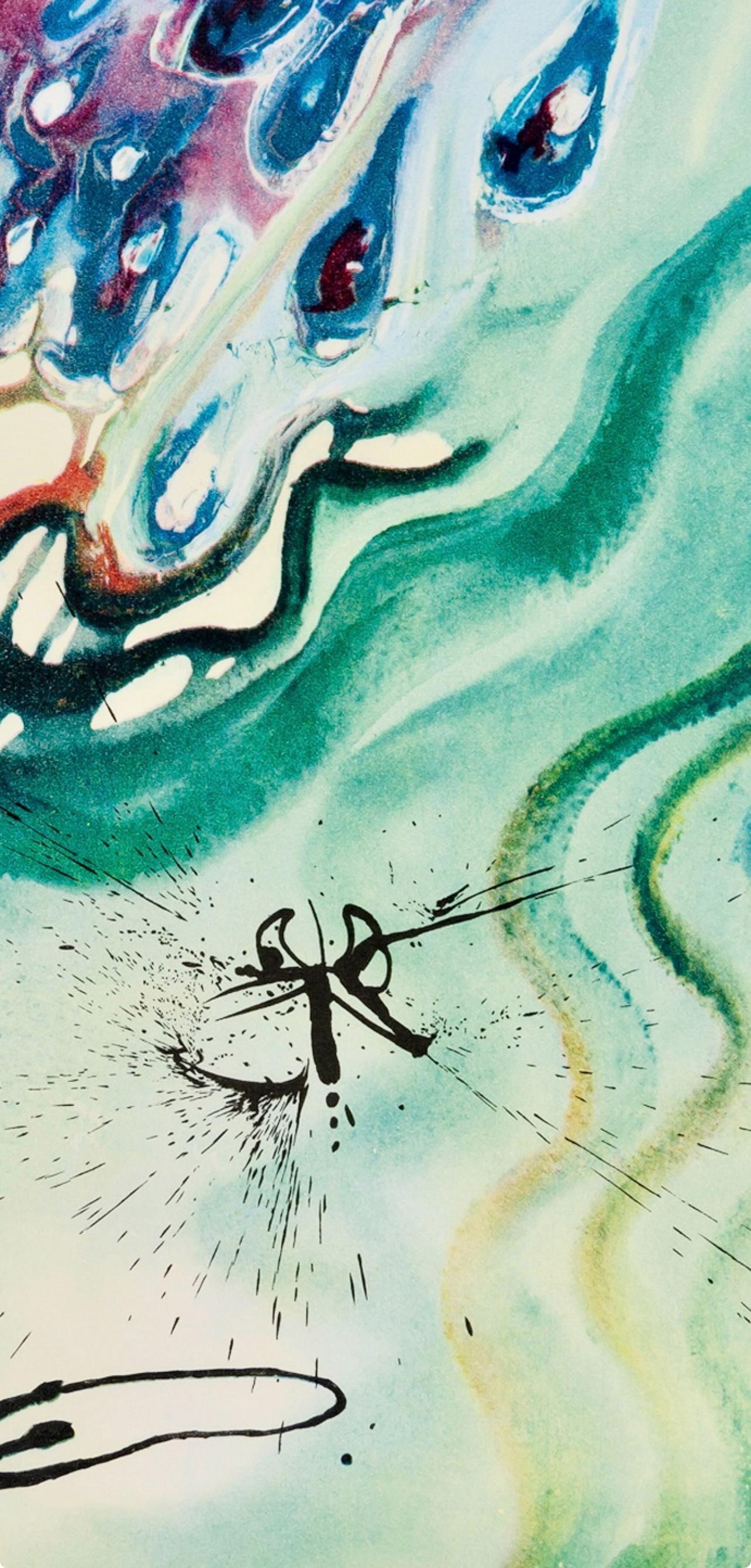 Salvador Dalí, Composition (Field 69-5, A-M), Alice's Adventures in Wonderland, Limited Edition Héliogravure