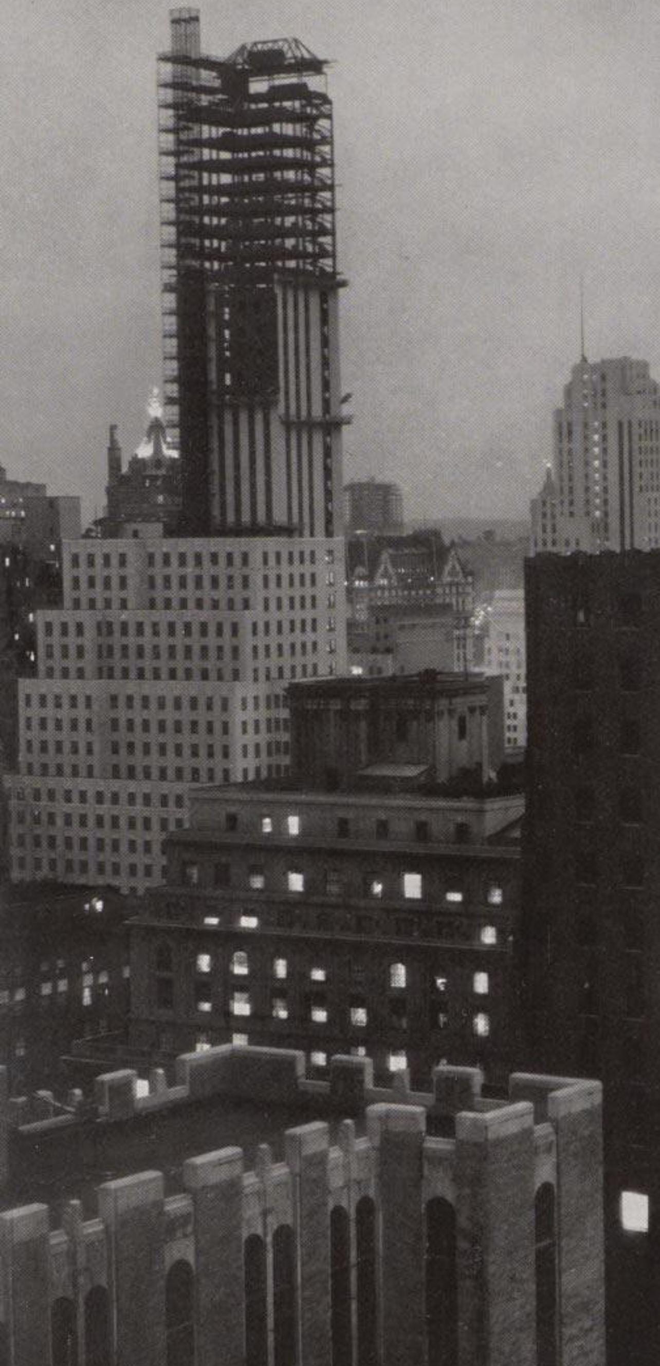 Alfred Stieglitz, Evening from the Shelton, Alfred Stieglitz Memorial Portfolio 1864-1946, Limited Edition Halftone Photograph