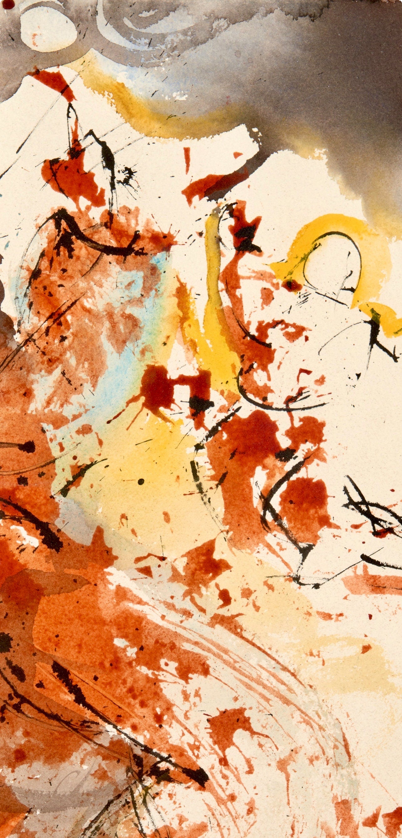 Salvador Dali, Composition (Michler/Löpsinger 1600; Field 69-3), Biblia Sacra, Limited Edition Lithograph