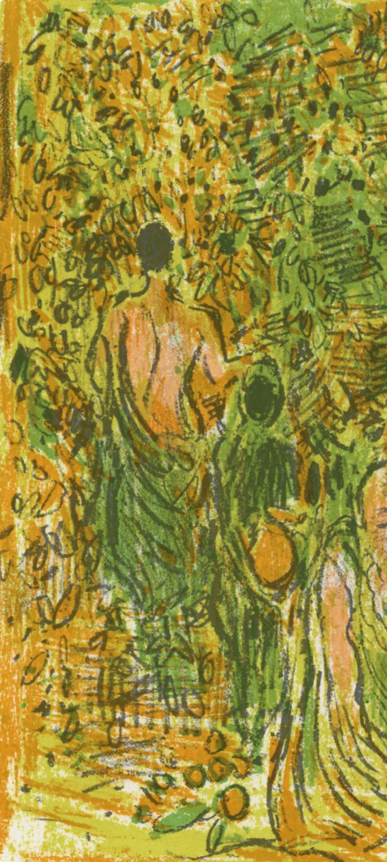 André Cottavoz, Composition, L'Odyssée, Limited Edition Lithograph