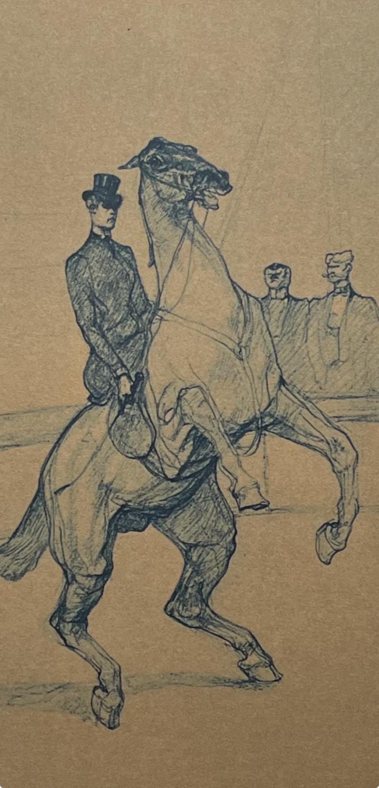 Henri de Toulouse-Lautrec, Haute École Equestrienne: Pointage, Henri de Toulouse-Lautrec, At the Circus, Limited Edition Lithograph
