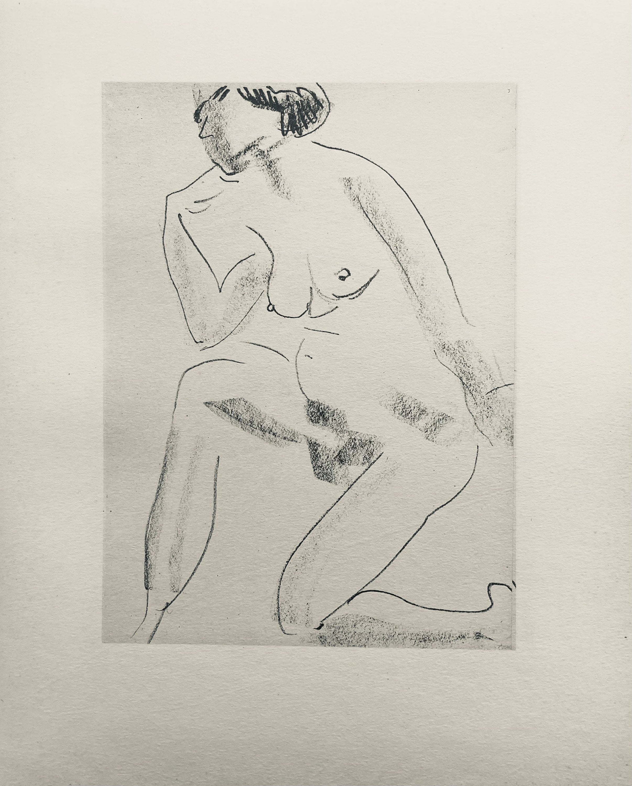 Henri Matisse, Composition (Dutel 3), Dessins de Henri-Matisse, Limited Edition Lithograph