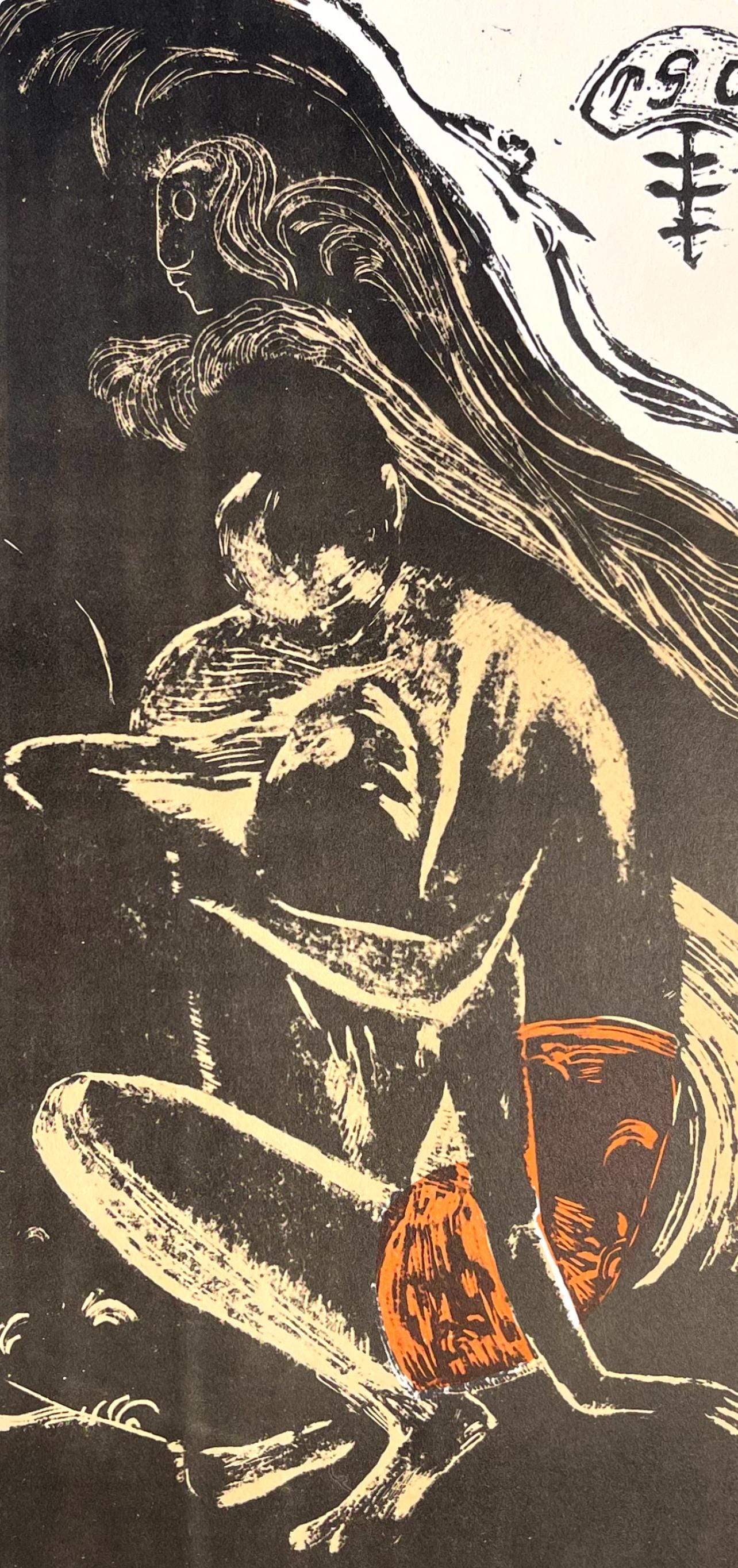 Paul Gauguin, Here We Make Love (Te Faruru), Limited Edition Woodcut