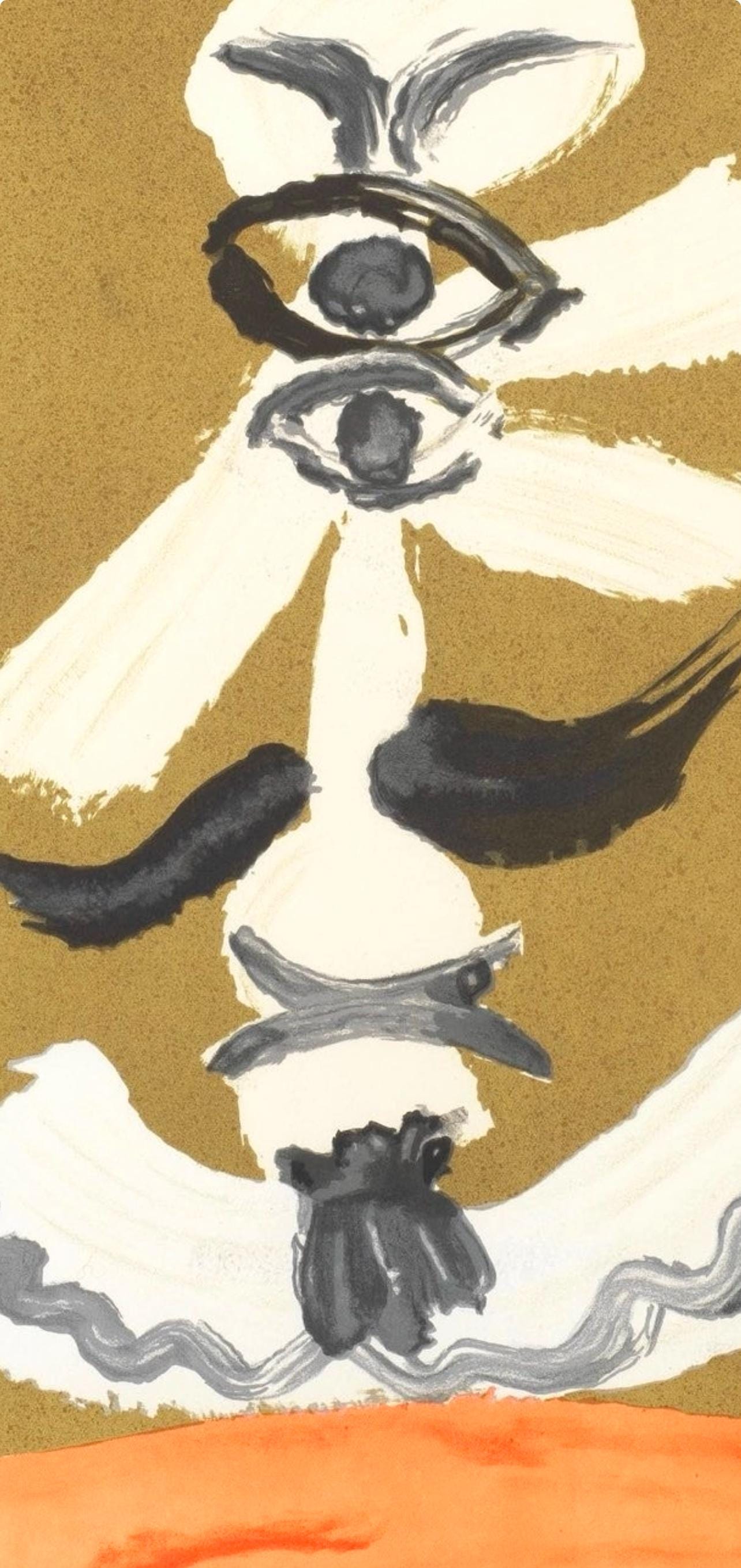 Pablo Picasso, Composition (Orozco 207-261), Vingt-Neuf Portraits Imaginaires, Limited Edition Lithograph