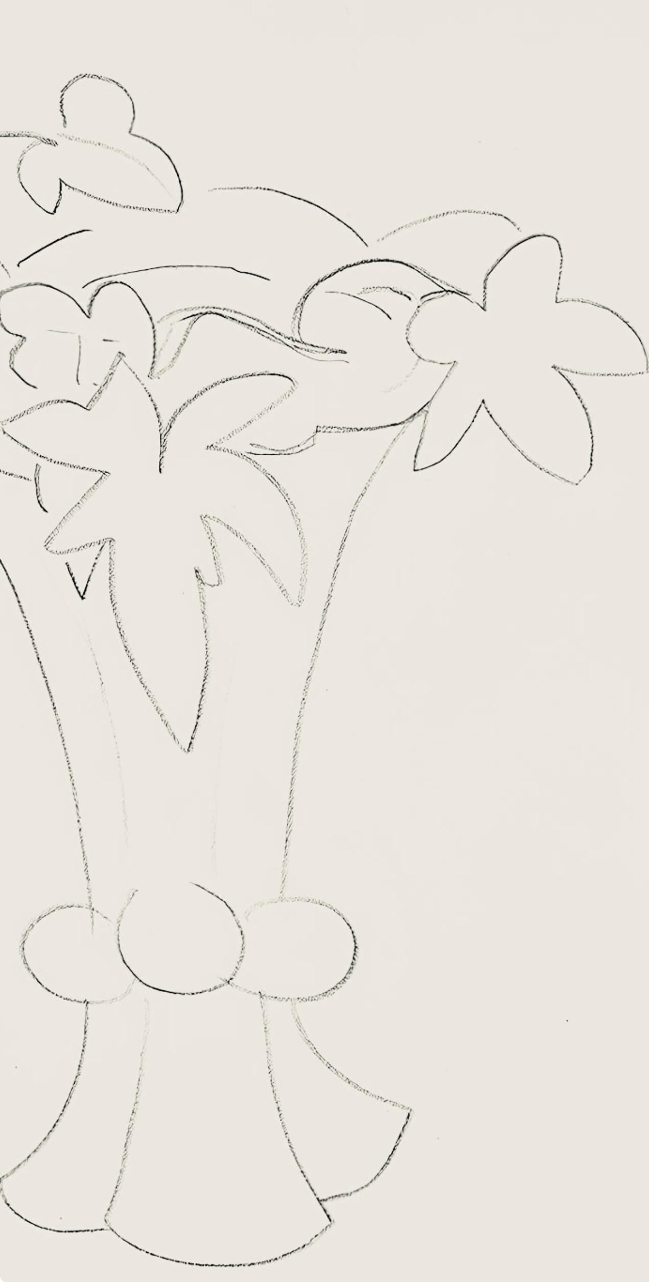 Henri Matisse, Série H, var. 4 (Duthuit 9), Henri Matisse, Dessins, Thèmes et variations, Limited Edition Lithograph