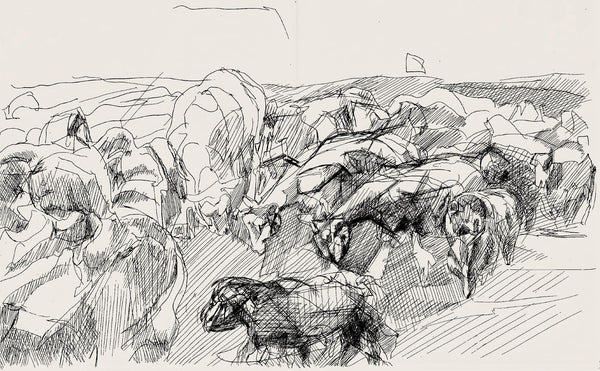 Jacques Villon, Composition (Ginestet/Pouillon 42-64), Hésiode, Les Travaux et les Jours, Limited Edition Etching