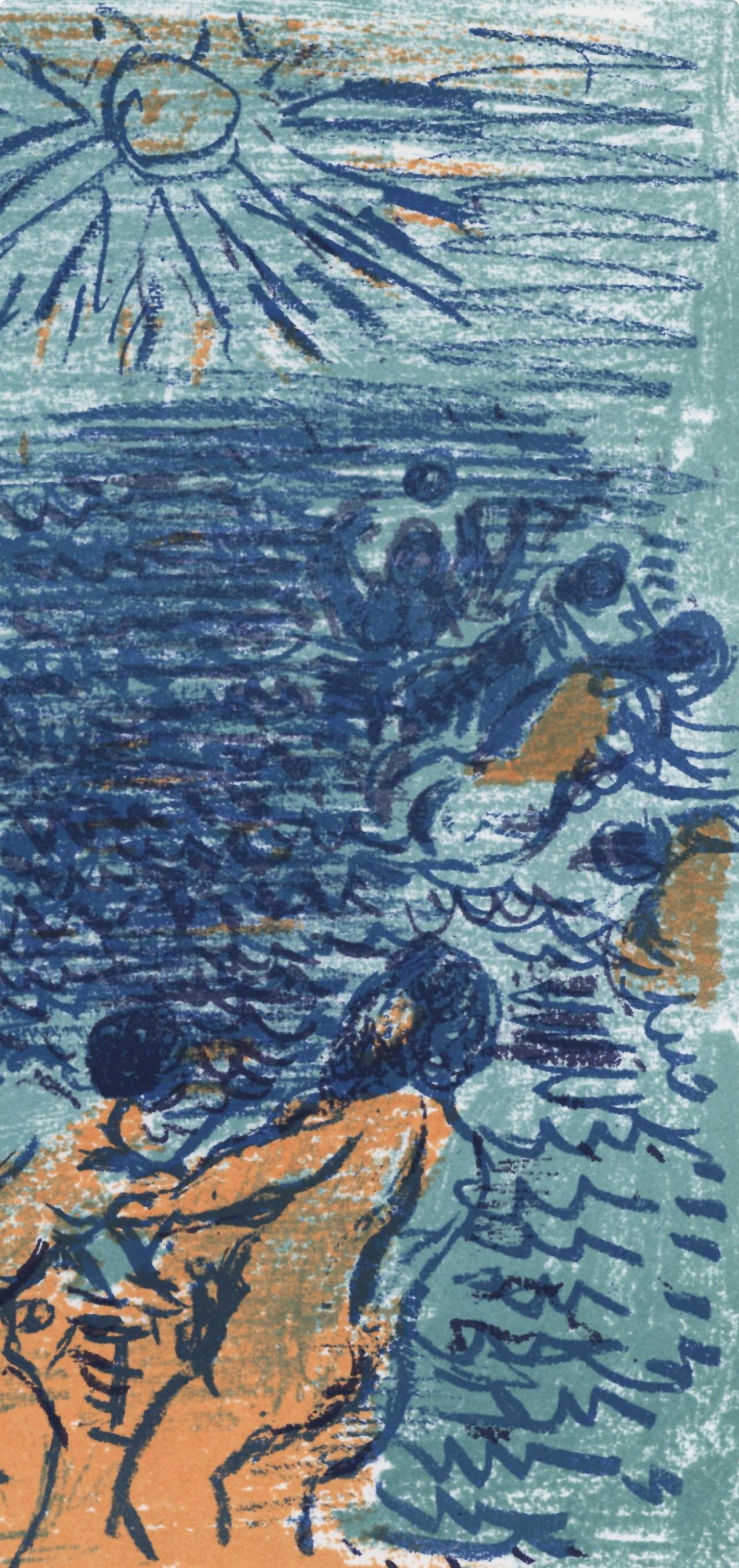 André Cottavoz, Composition, L'Odyssée, Limited Edition Lithograph