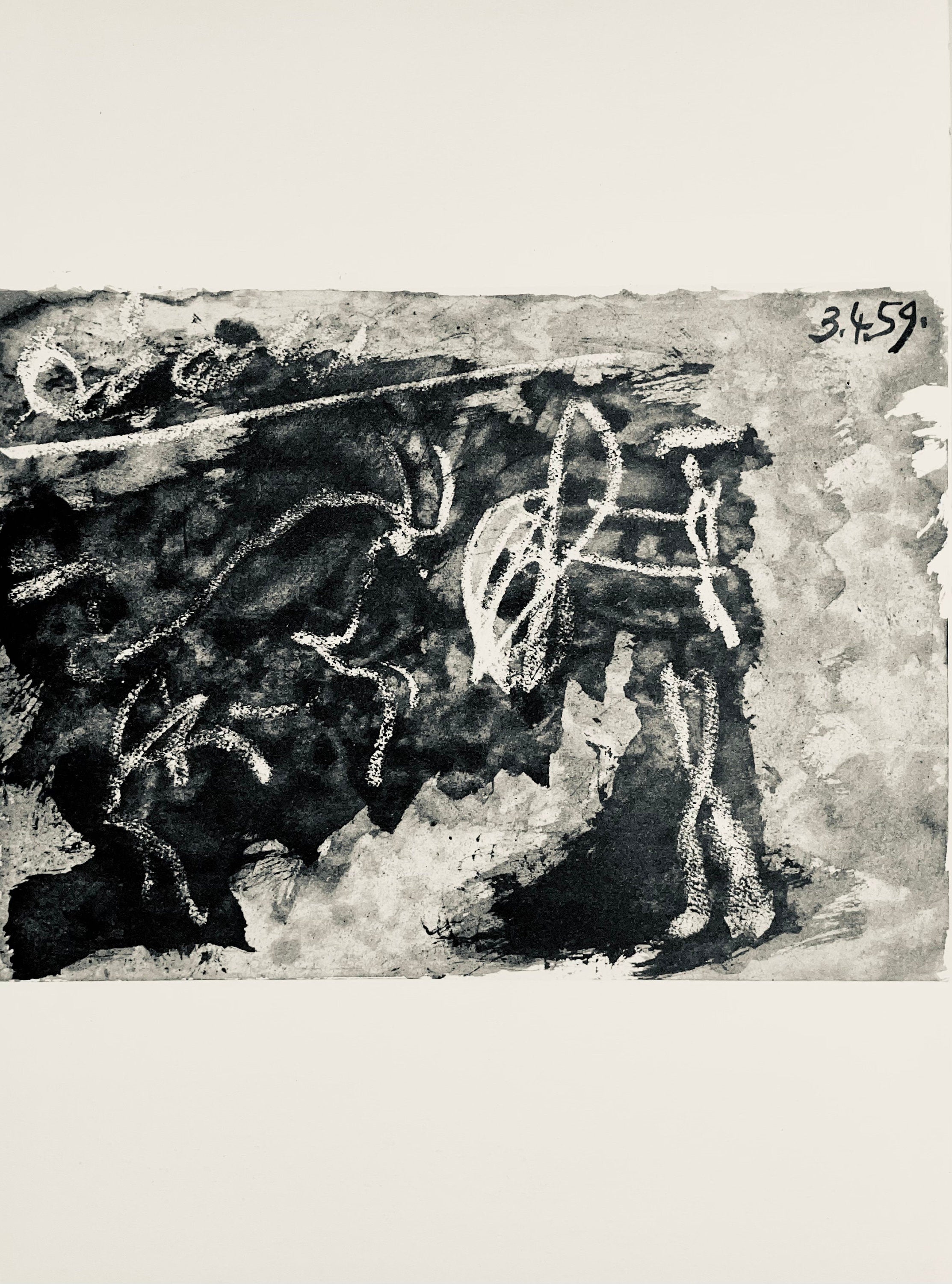 Pablo Picasso, Composition (Bloch 1276; Czwiklitzer 23), Toros y Toreros, Limited Edition Lithograph