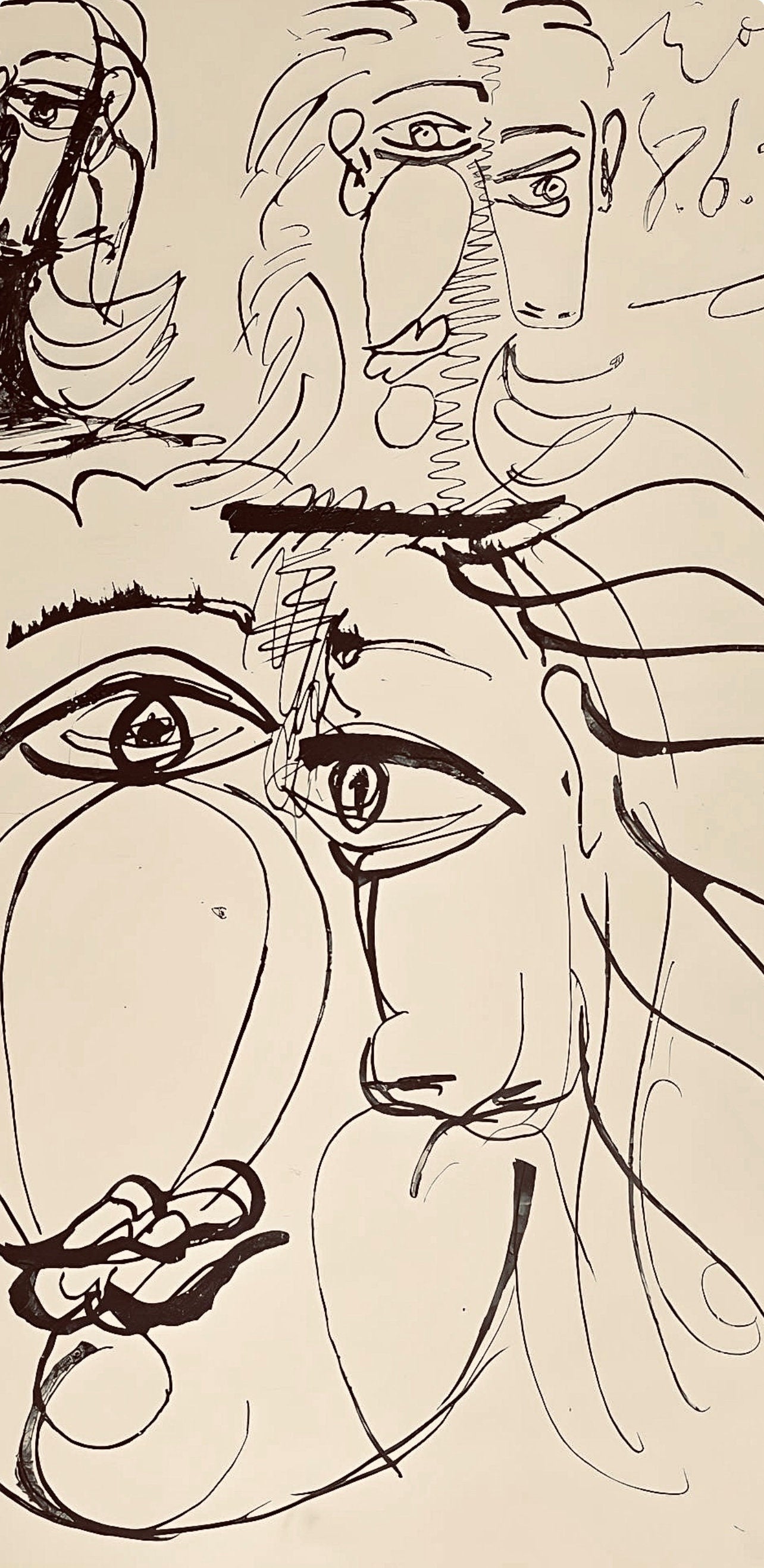 Pablo Picasso, Composition, Carnet de dessins de Picasso, Cahiers d’Art, Limited Edition Lithograph