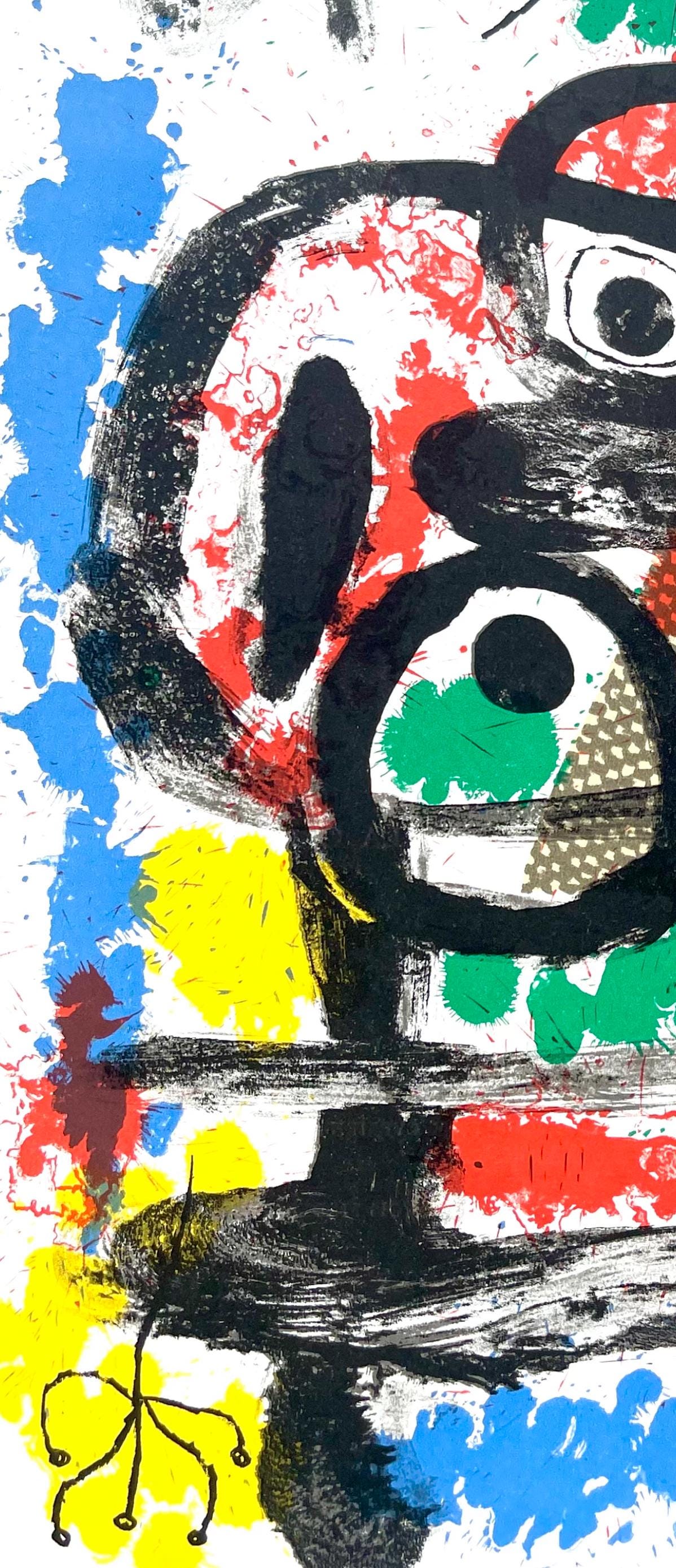 Joan Miró, Composition (Cramer 70; Mourlot 316), Derrière le miroir, Limited Edition Lithograph