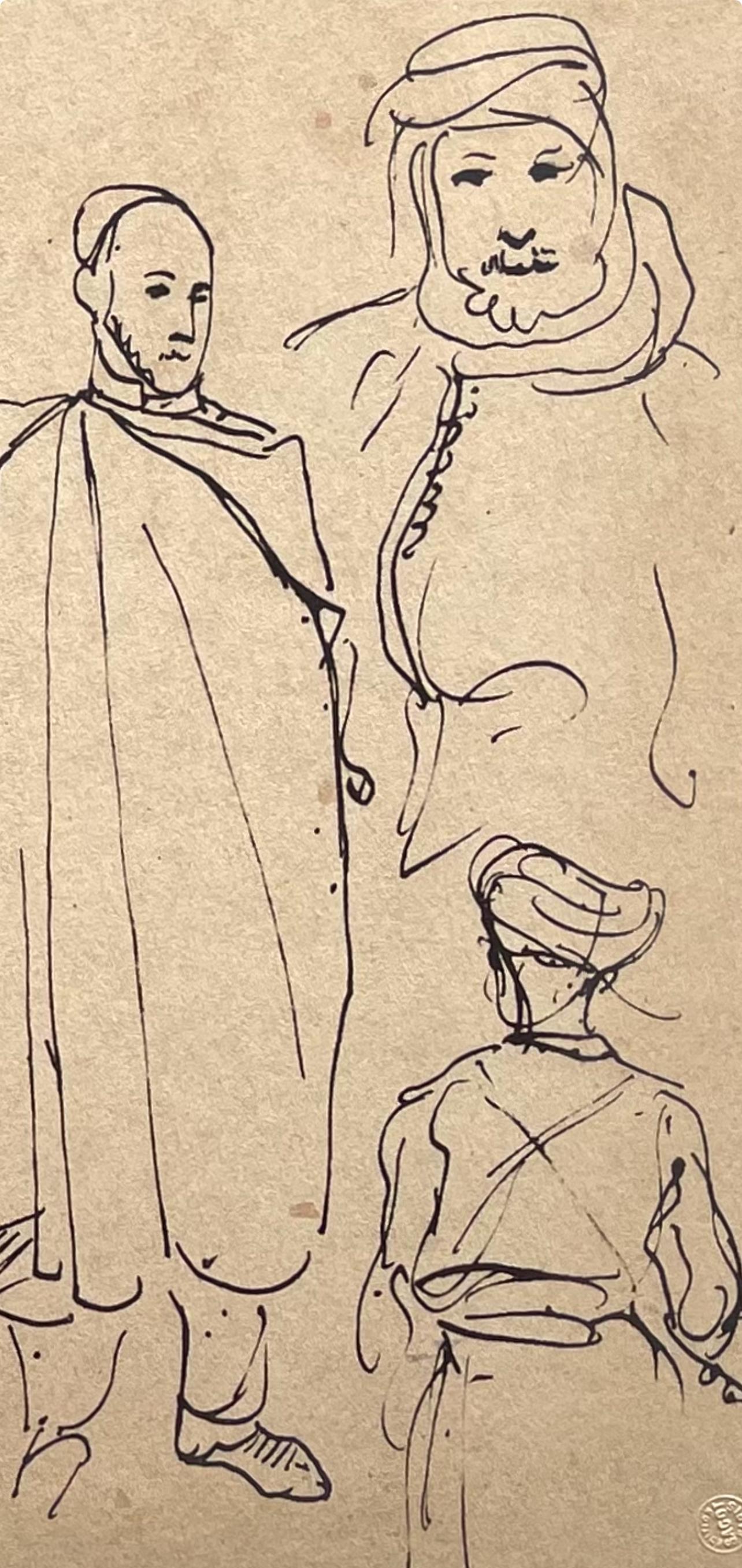 Eugène Delacroix, Composition, Trente et un Dessins et Aquarelles du Maroc, Limited Edition Lithograph