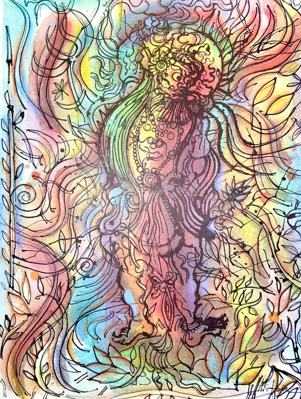 Jean Carzou, Composition, Ce Panorama du Bouddhisme, Limited Edition Lithograph