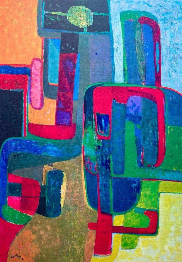 Maurice Estève, Composition, Maurice Estève, Peintres d'aujourd'hui, Limited Edition Lithograph