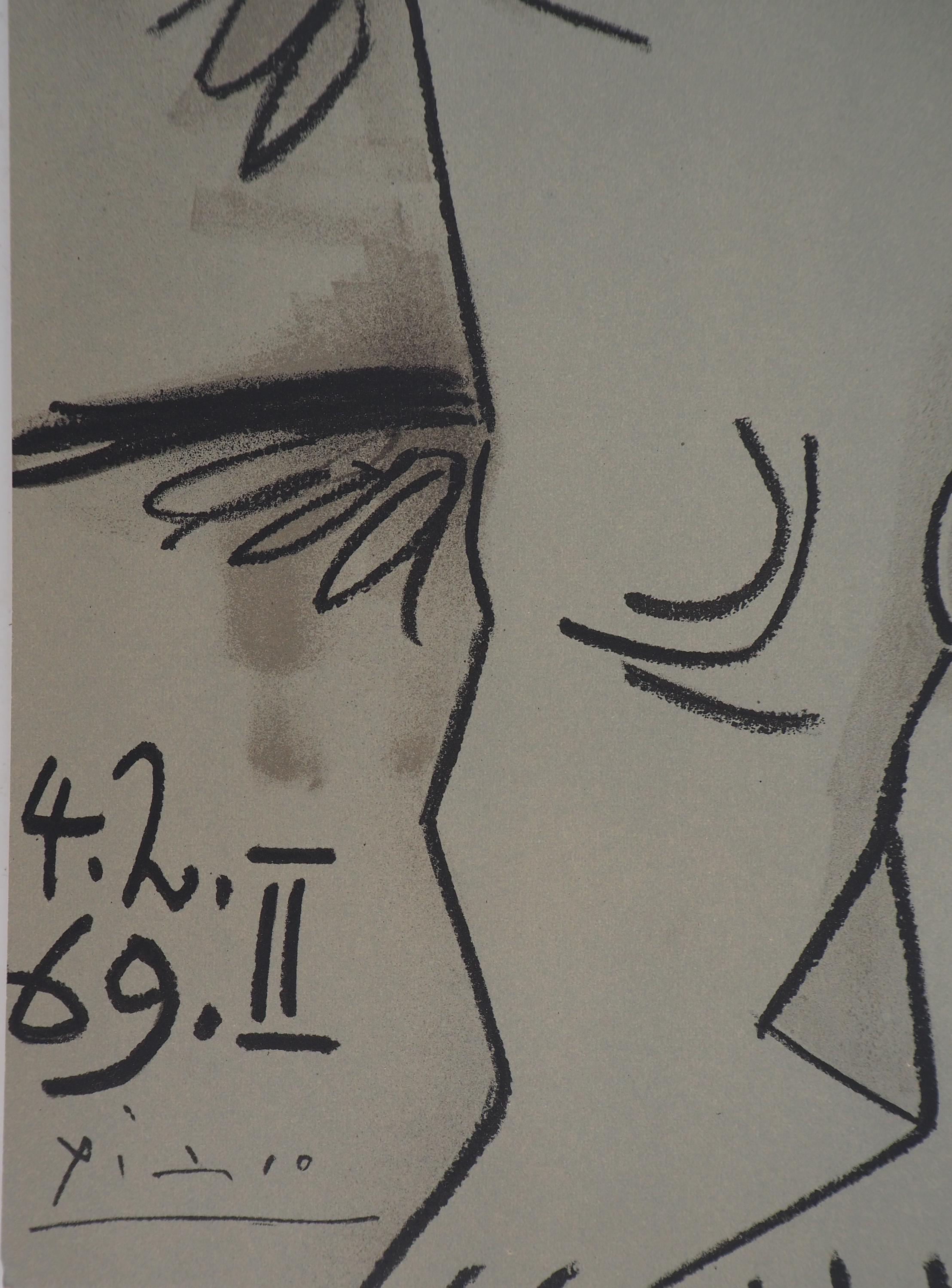 Pablo Picasso, Composition (Orozco 193-204), Au Baiser D'Avignon, Limited Edition Lithograph