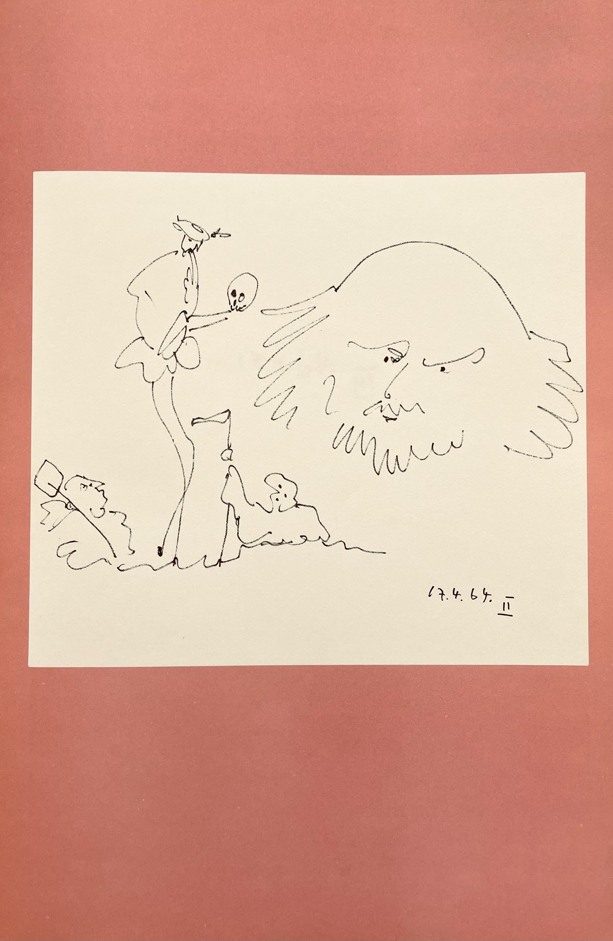 Pablo Picasso, Shakespeare II (Bloch 1197), Picasso-Aragon Shakespeare, Limited Edition Lithograph