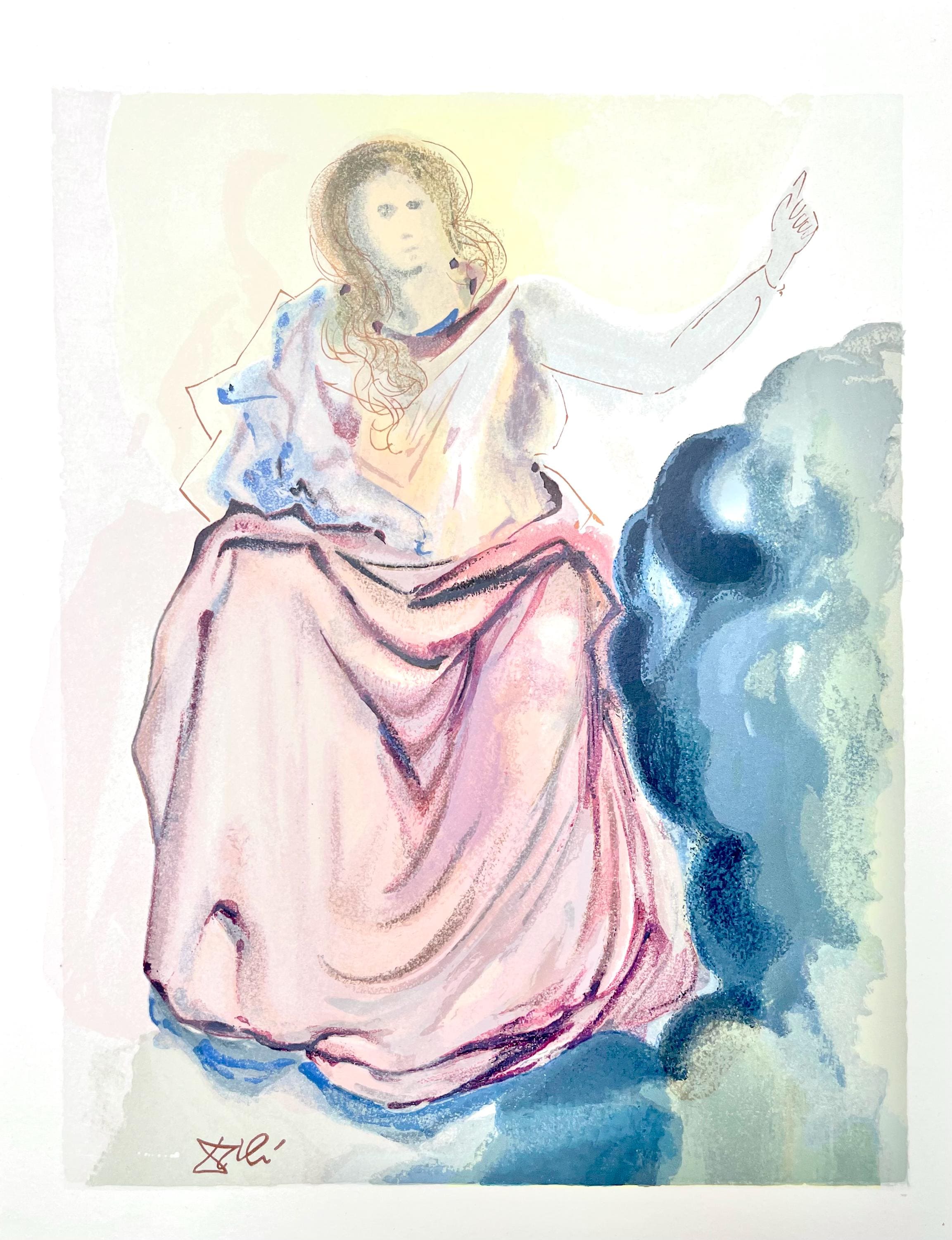Salvador Dali, Paradies IV (Field 189-200; Michler/Löpsinger 1039-1138), Die Göttliche Komödie, Signed, Limited Edition Woodcut