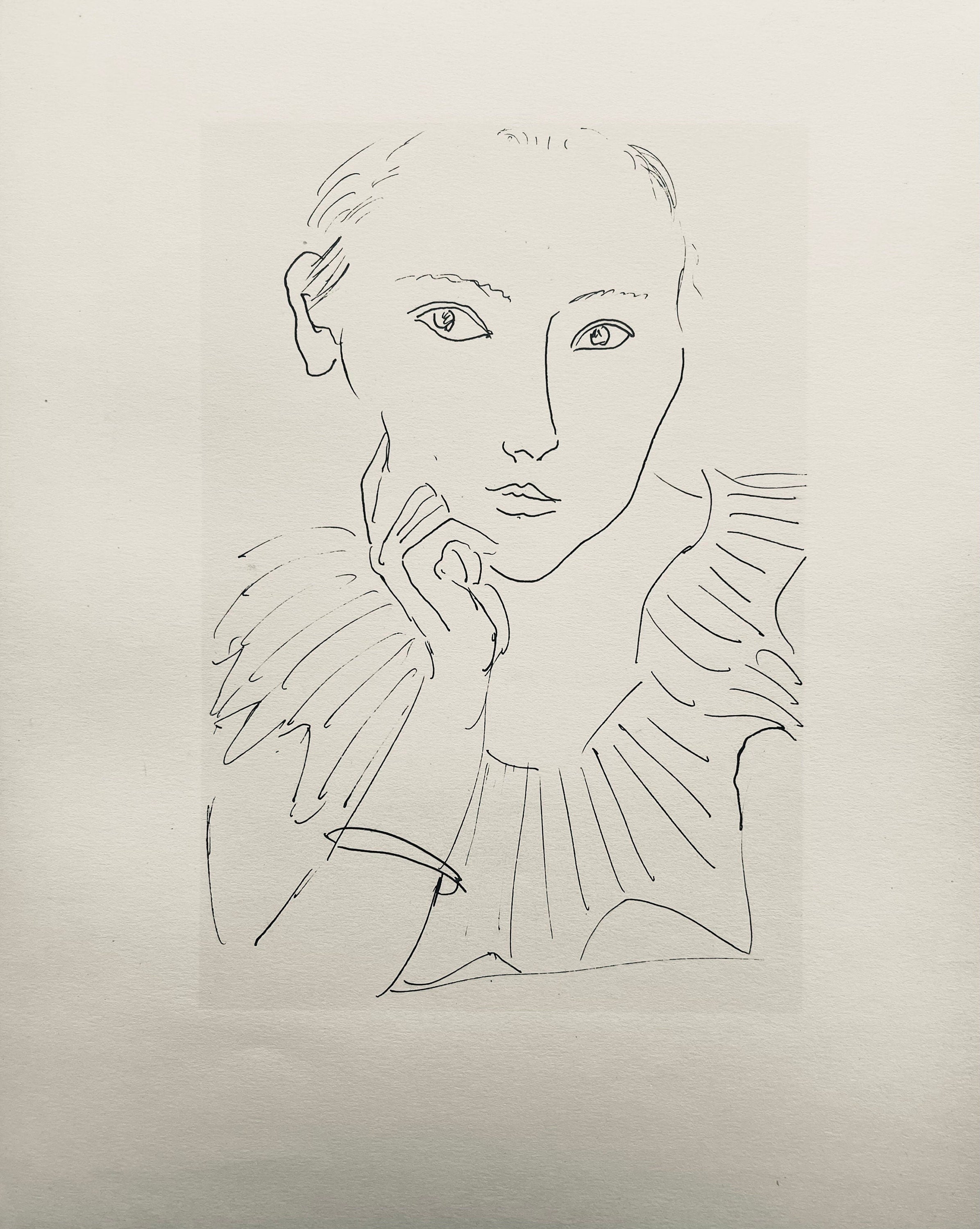 Henri Matisse, Composition (Dutel 3), Dessins de Henri-Matisse, Limited Edition Lithograph