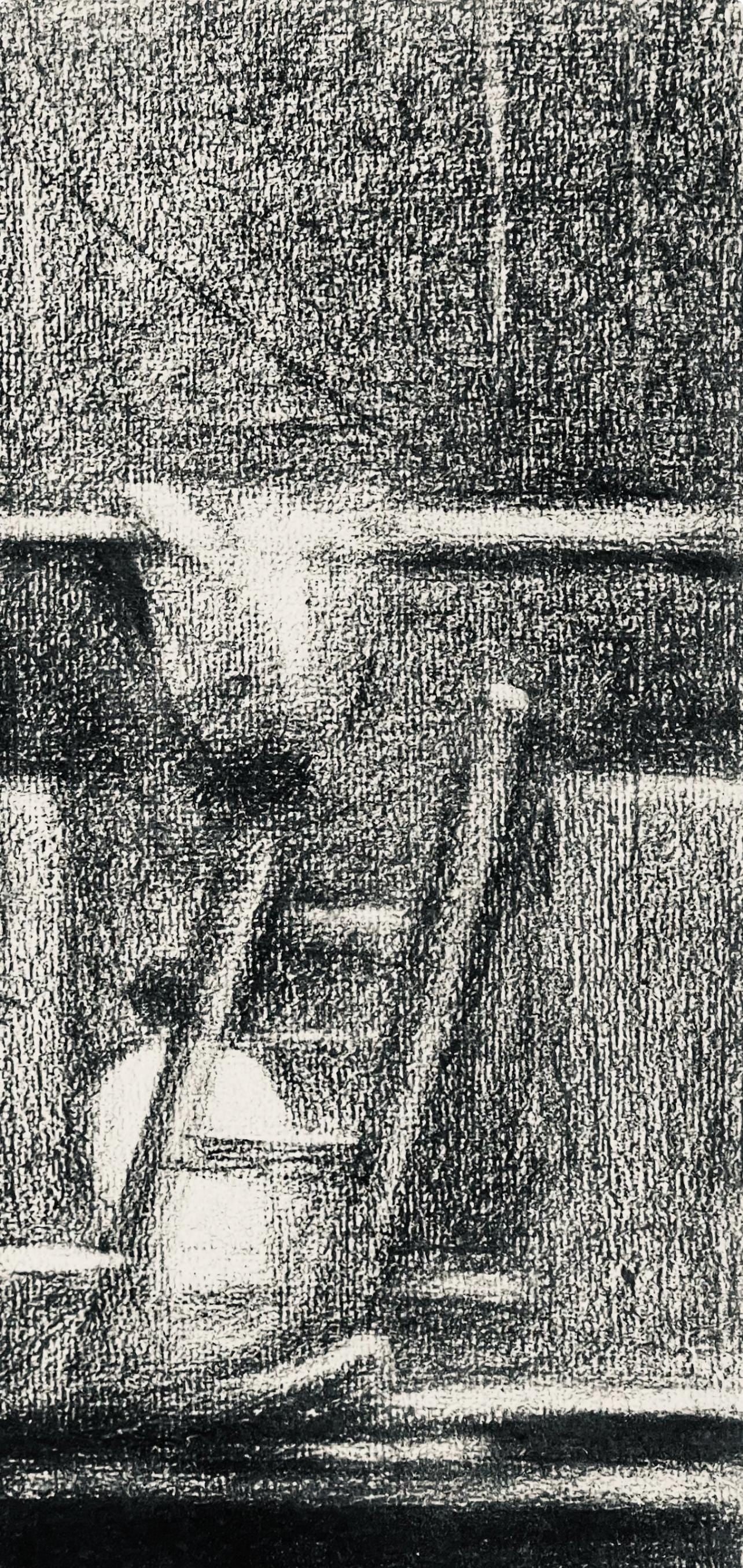 Georges Seurat, L'échafaudage, Seurat, Limited Edition Lithograph