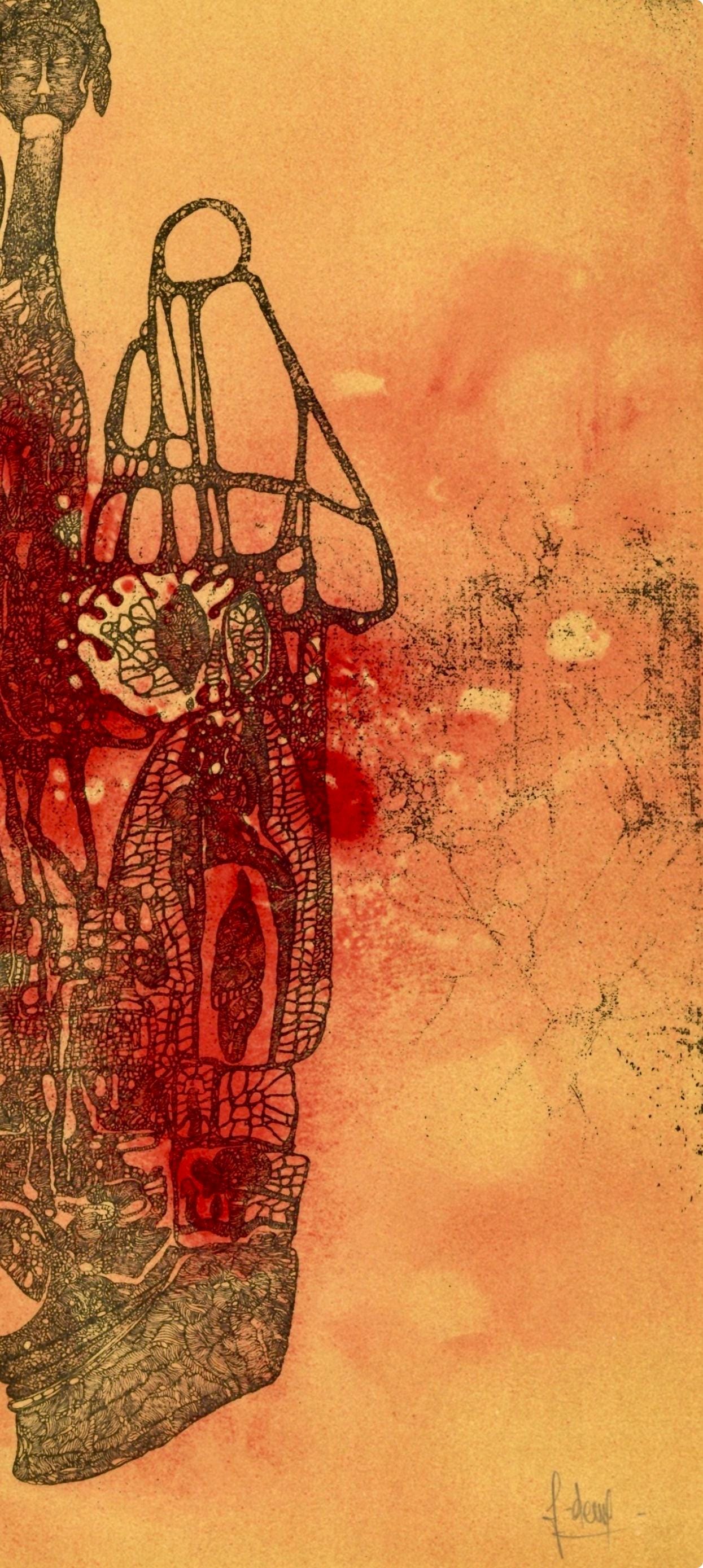 Fred Deux, Composition, Variations sur l'imaginaire, Limited Edition Lithograph