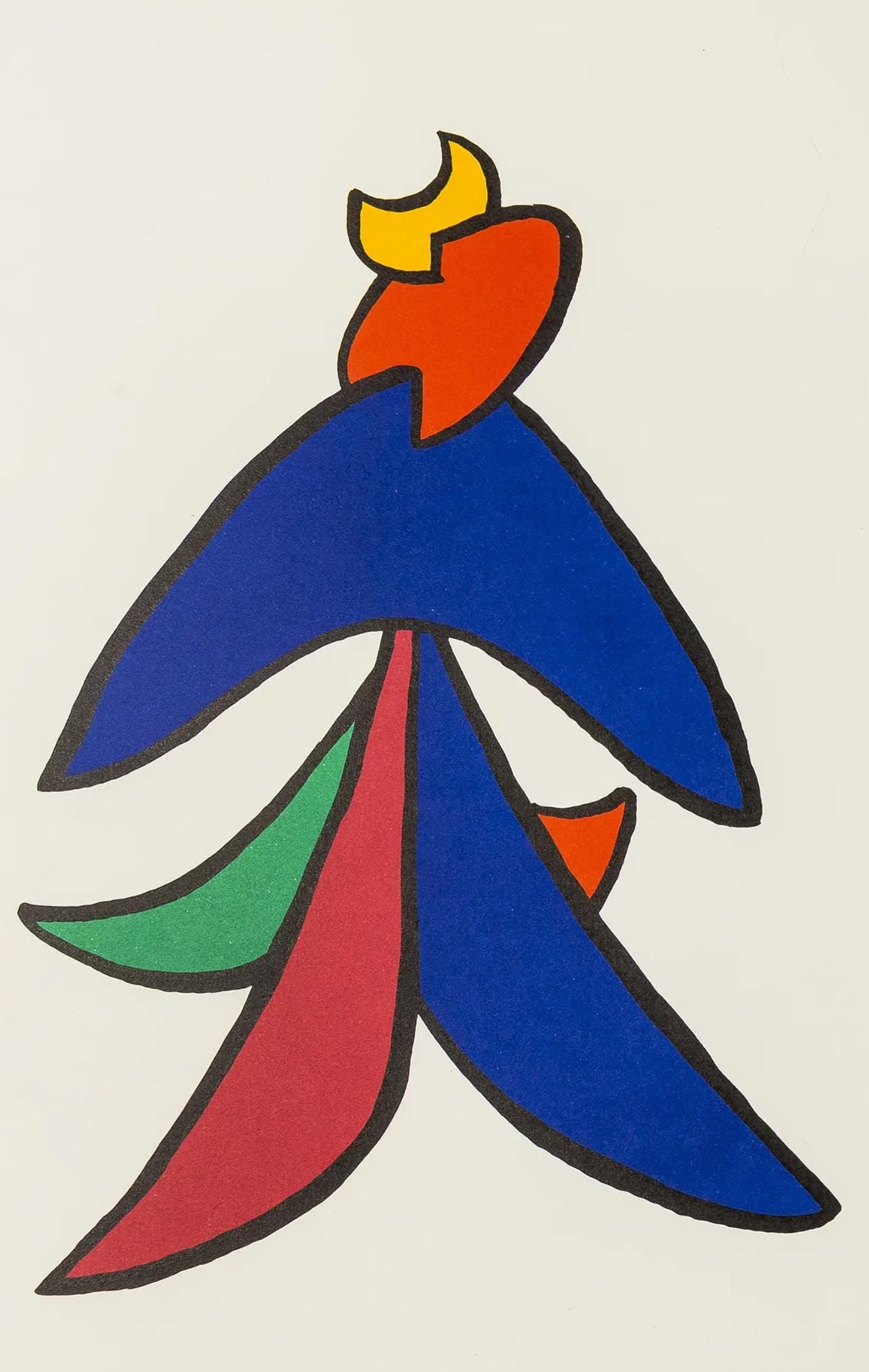 Alexander Calder, Composition, Derrière le miroir, Limited Edition Lithograph