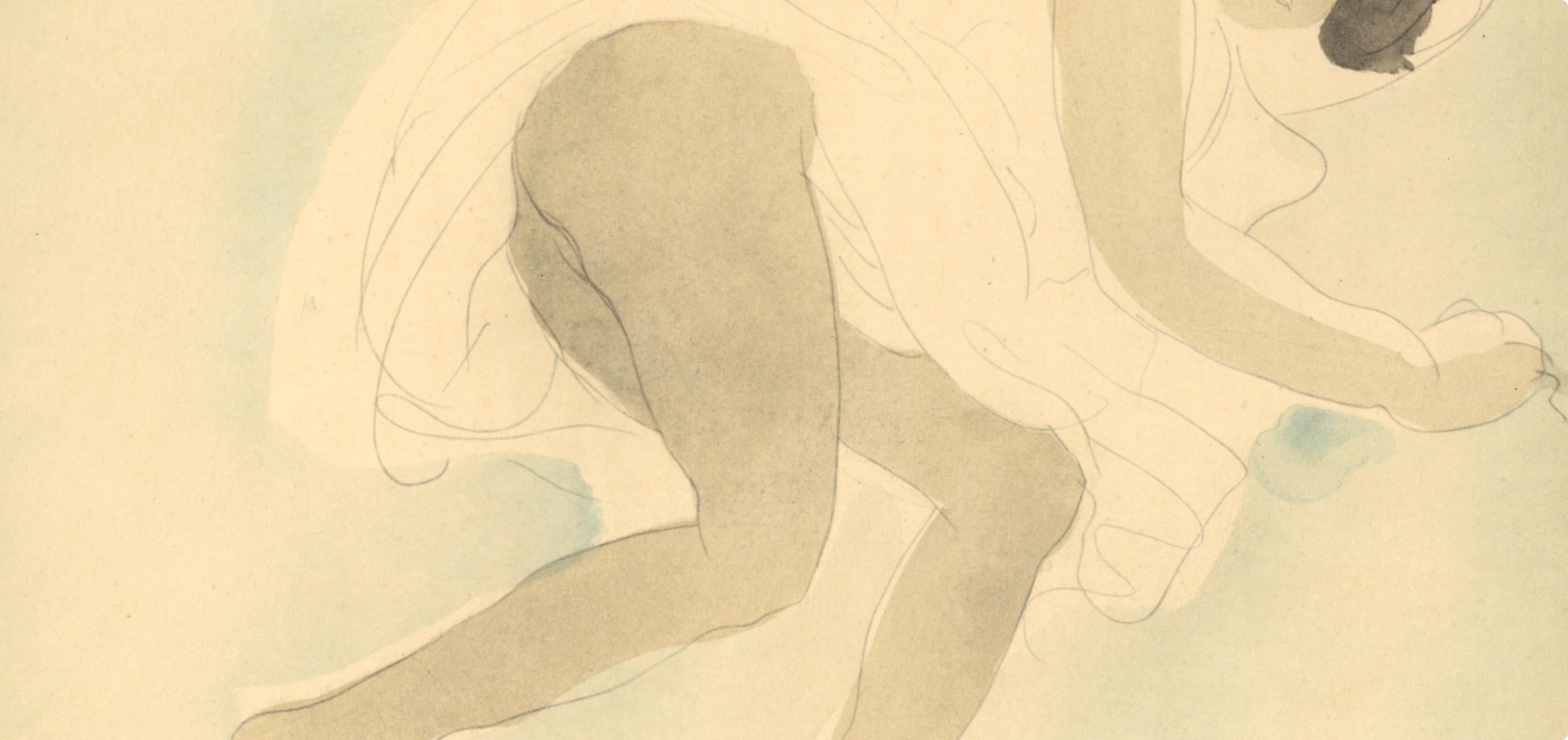 Auguste Rodin, Composition, La Varende, Rodin, Limited Edition Lithograph