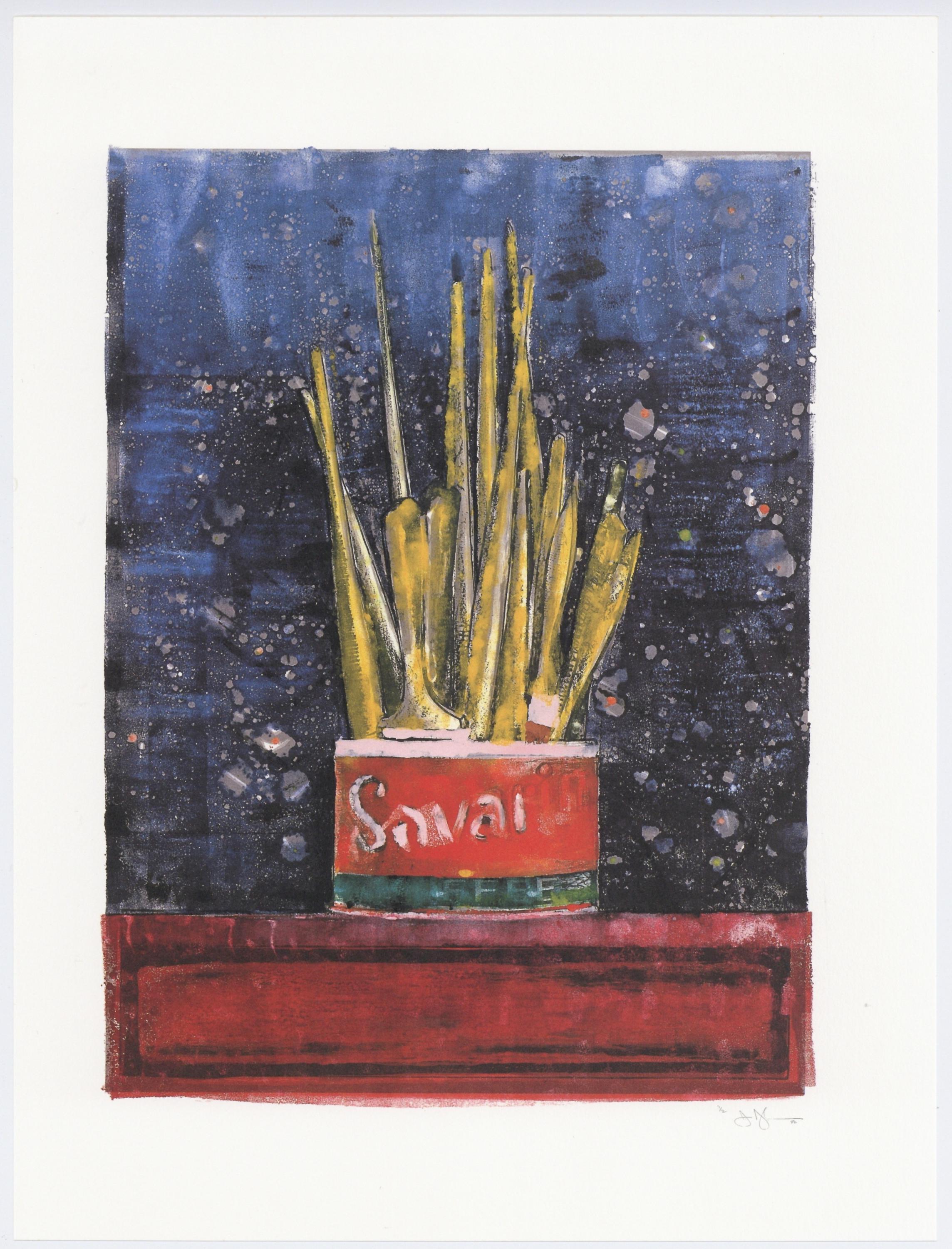 Jasper Johns, Composition, Jasper Johns, 17 Monotypes, Limited Edition Héliogravure
