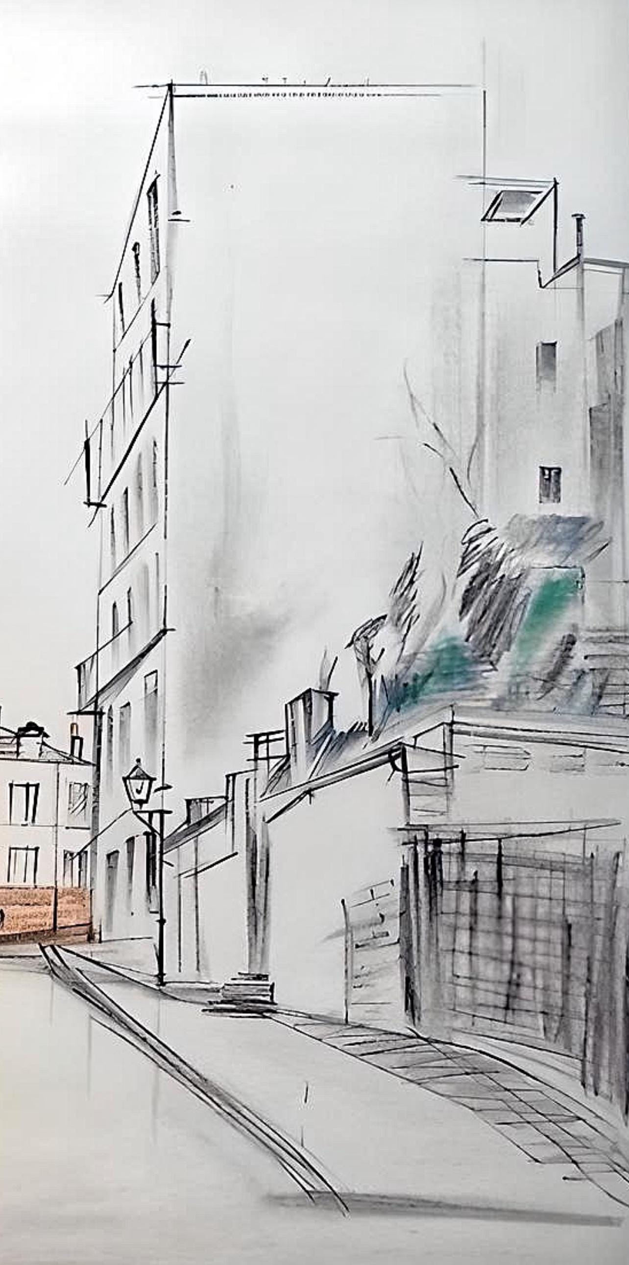 Maurice Utrillo, Composition, Éloge de Maurice Utrillo, Limited Edition Lithograph