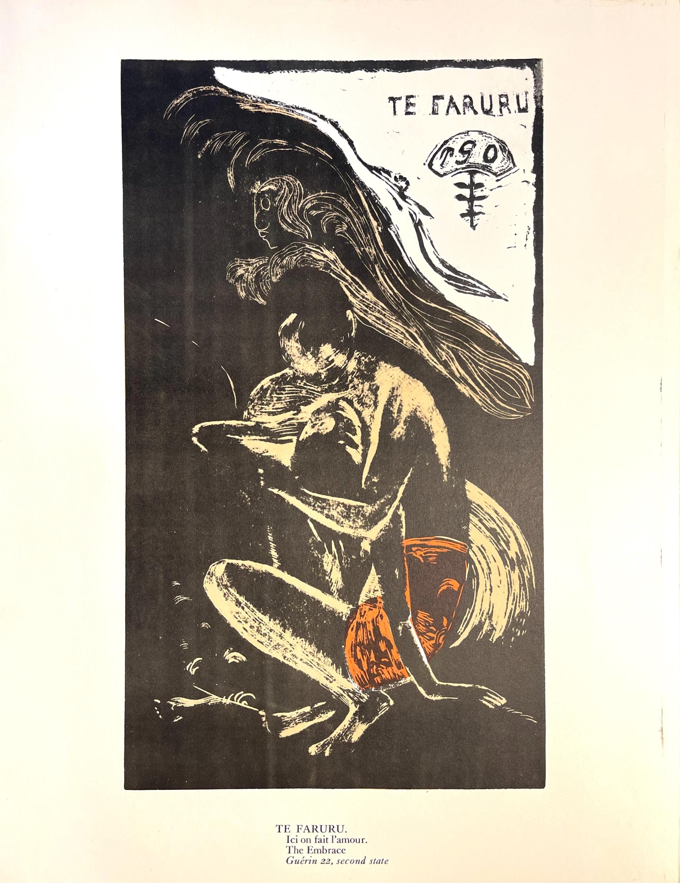 Paul Gauguin, Here We Make Love (Te Faruru), Limited Edition Woodcut