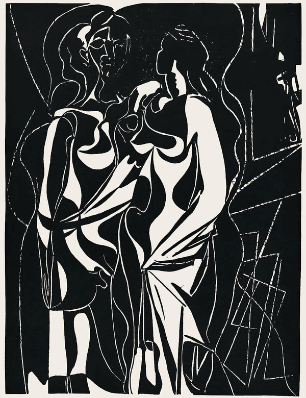 Pablo Picasso, Composition (Monod 10485), Hélène chez Archive de Illustrations de Pablo Picasso, Limited Edition Woodcut