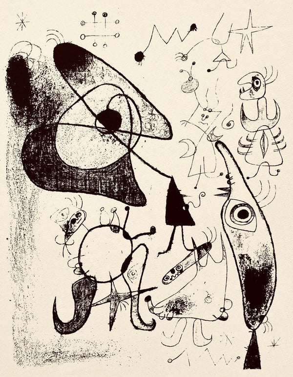 Joan Miró, Composition, The Prints of Joan Miro, Limited Edition Etching