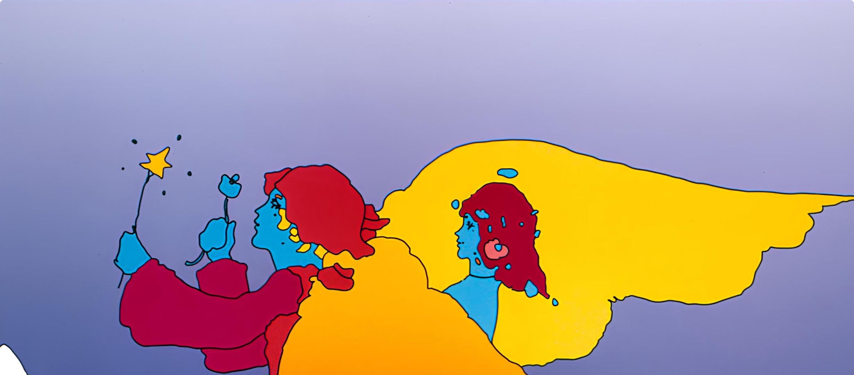 Peter Max, Highest Mountain, 1999, Hand Signed, Official Edition Offset Lithograph