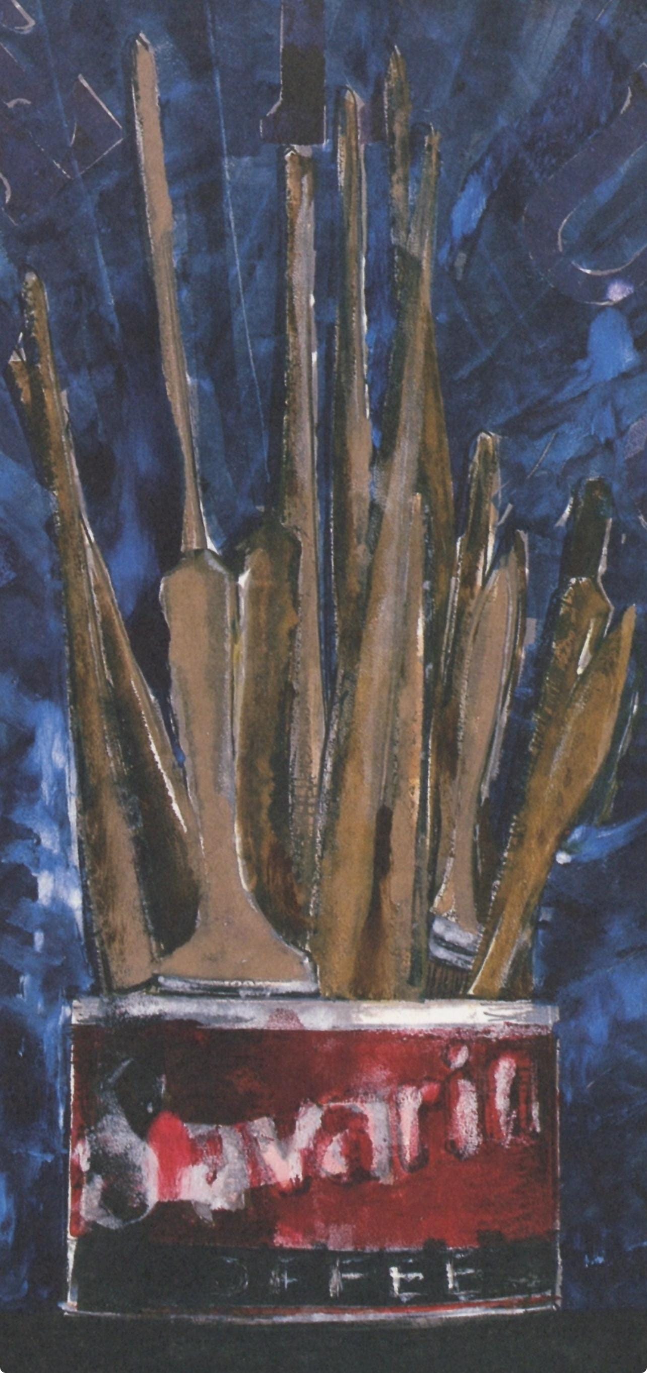Jasper Johns, Composition, Jasper Johns, 17 Monotypes, Limited Edition Héliogravure
