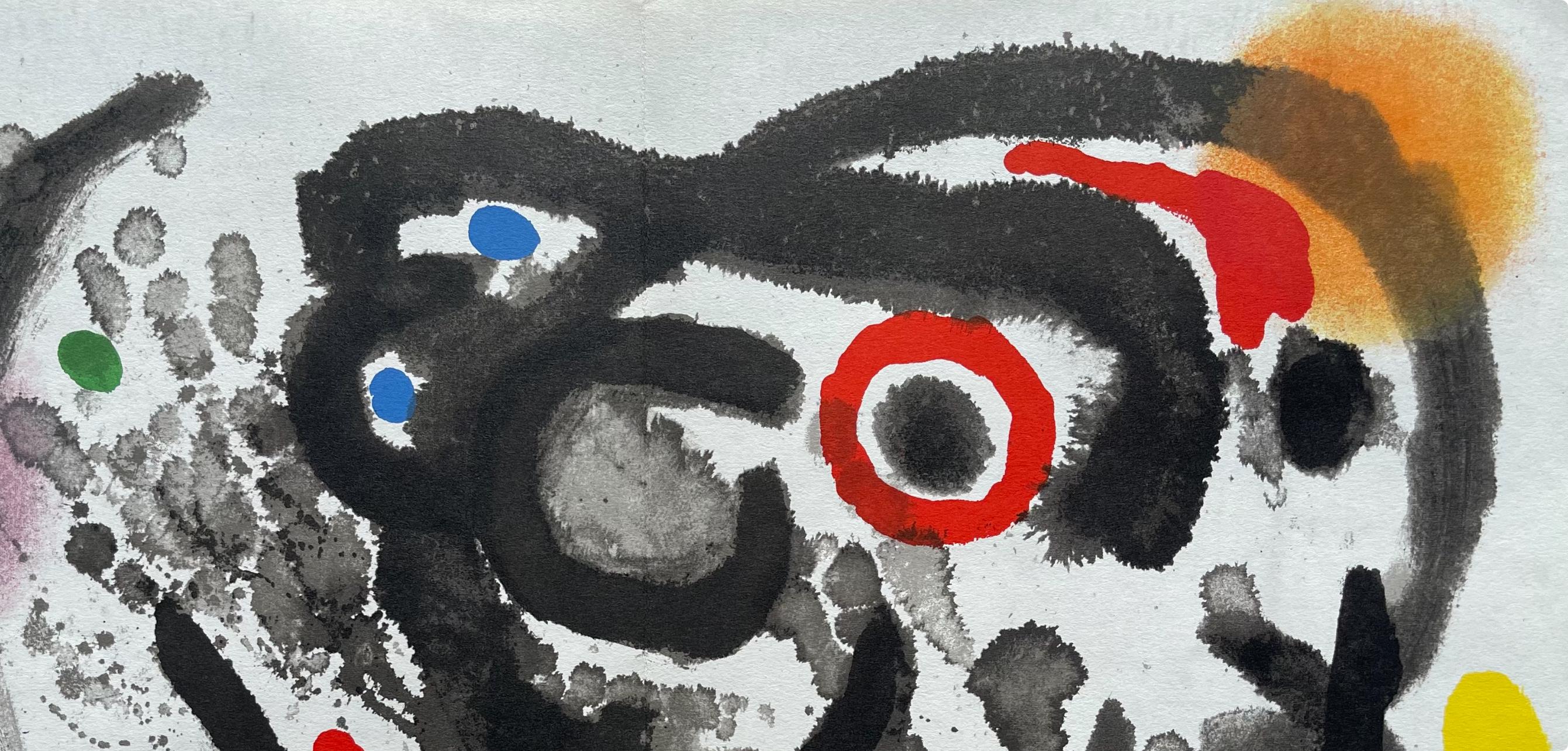 Joan Miró, Composition, Derrière le miroir, Limited Edition Lithograph