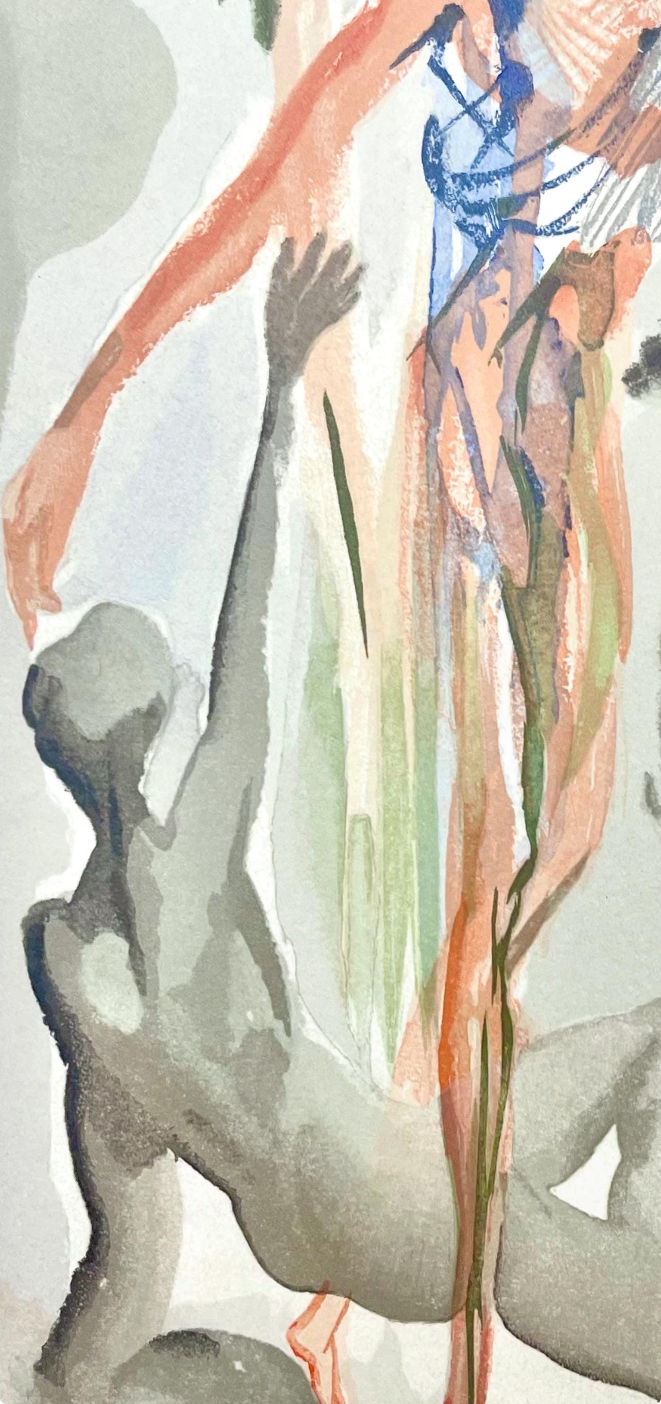 Salvador Dali, Fegefeuer XXXII (Field 189-200; Michler/Löpsinger 1039-1138), Die Göttliche Komödie, Signed, Limited Edition Woodcut
