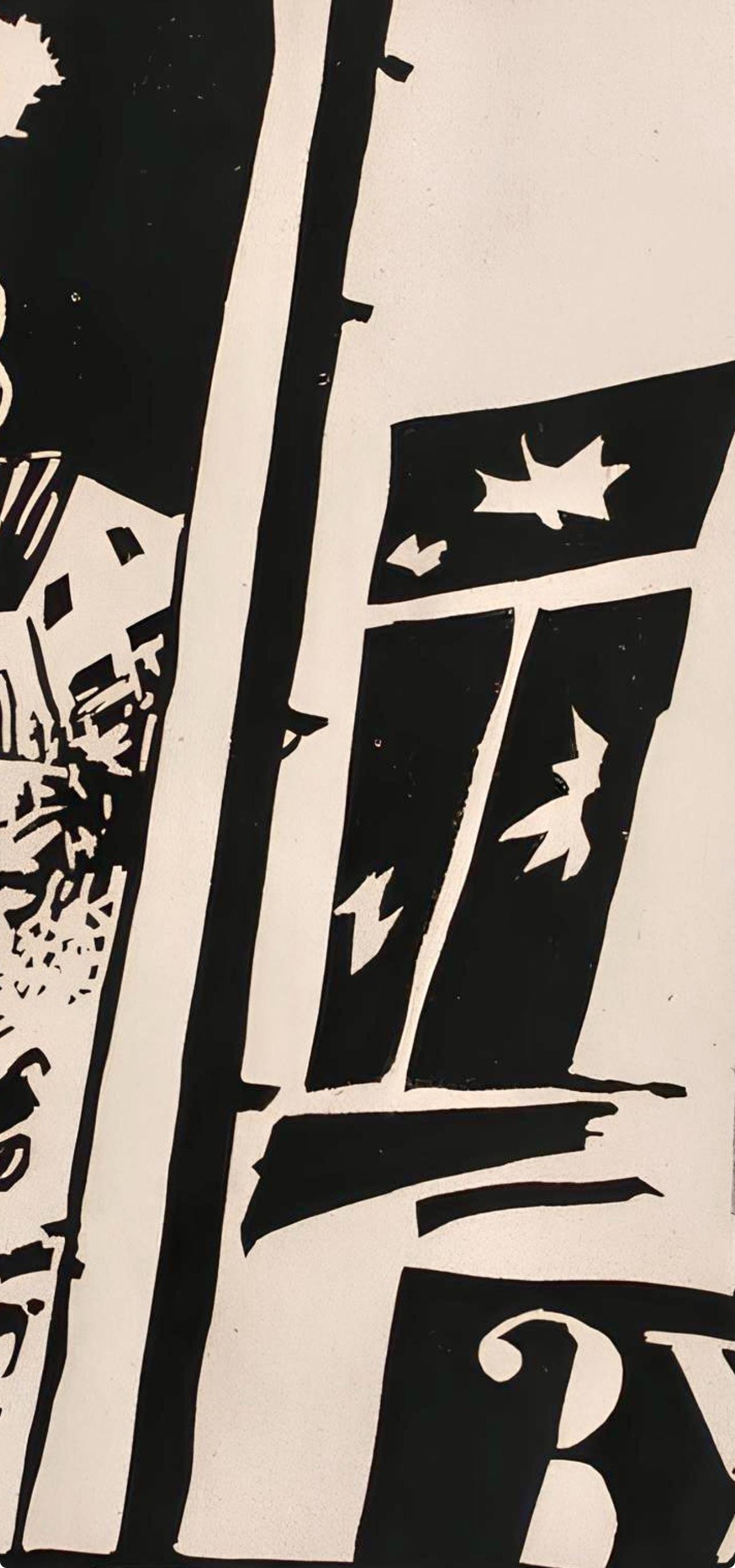 Jean Pougny, Composition, Pougny, dix linogravures originales, 1914-1920, Limited Edition Linocut